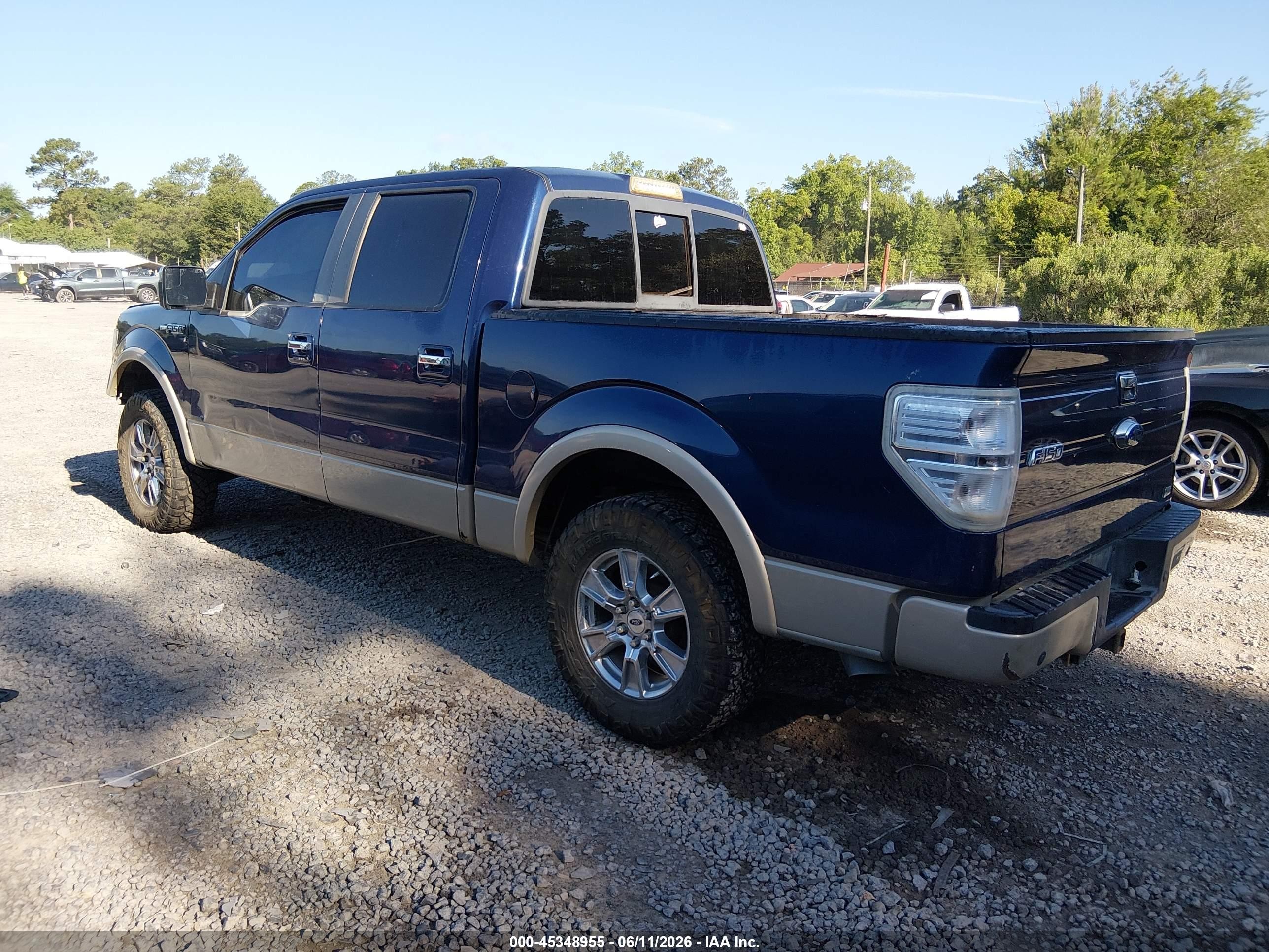 2010 Ford F-150 Fx2 Sport/harley-davidson/king Ranch/lariat/platinum/xl/xlt Blue vin: 1FTFW1CV7AFA41231