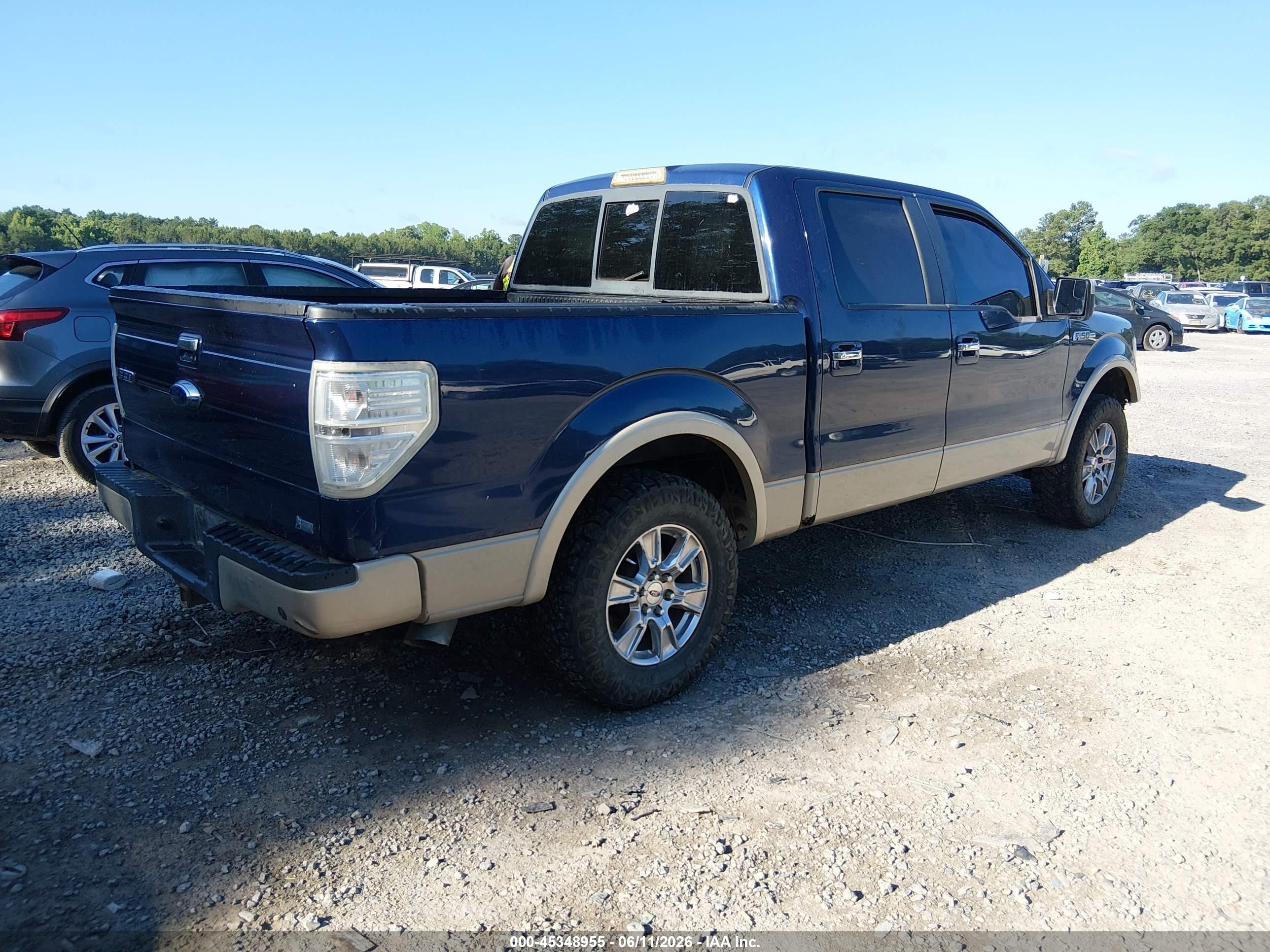 2010 Ford F-150 Fx2 Sport/harley-davidson/king Ranch/lariat/platinum/xl/xlt Blue vin: 1FTFW1CV7AFA41231