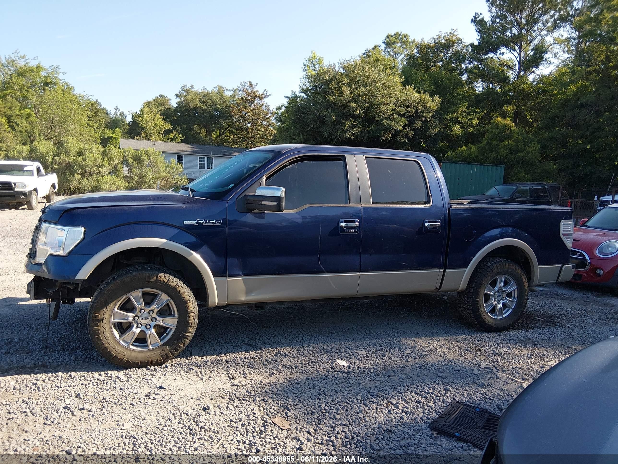 2010 Ford F-150 Fx2 Sport/harley-davidson/king Ranch/lariat/platinum/xl/xlt Blue vin: 1FTFW1CV7AFA41231