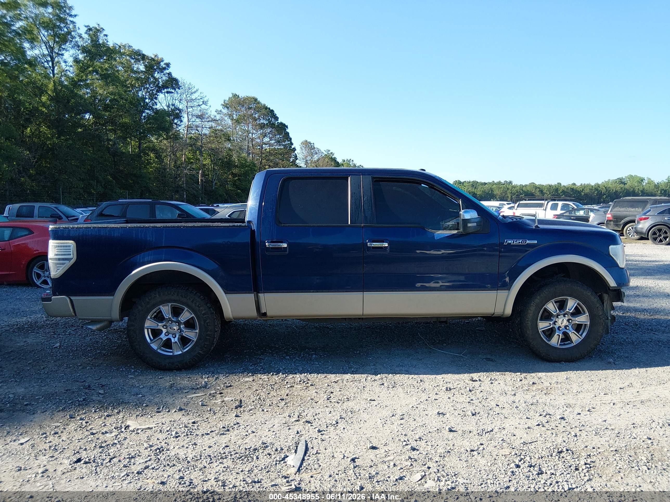 2010 Ford F-150 Fx2 Sport/harley-davidson/king Ranch/lariat/platinum/xl/xlt Blue vin: 1FTFW1CV7AFA41231