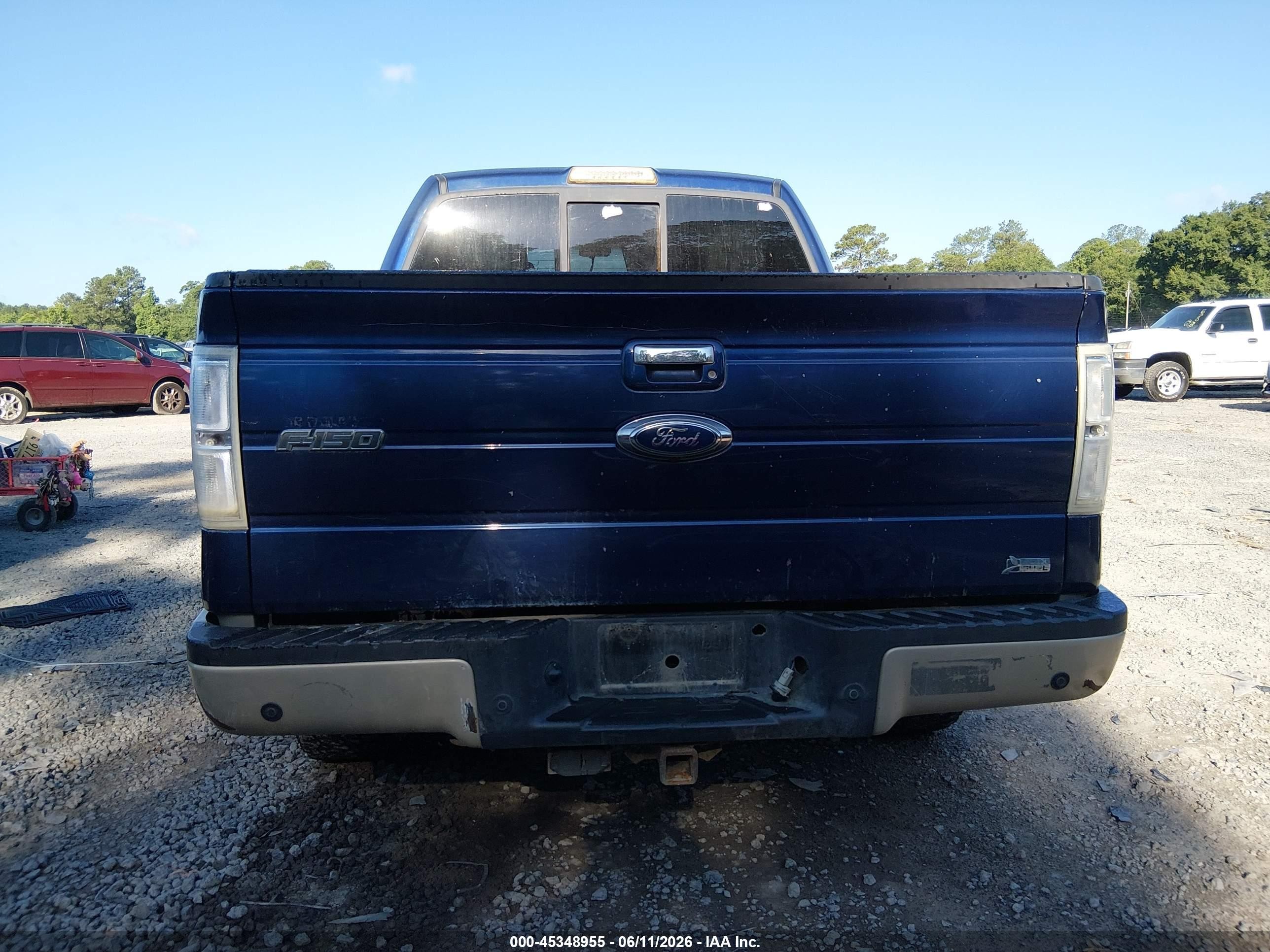 2010 Ford F-150 Fx2 Sport/harley-davidson/king Ranch/lariat/platinum/xl/xlt Blue vin: 1FTFW1CV7AFA41231