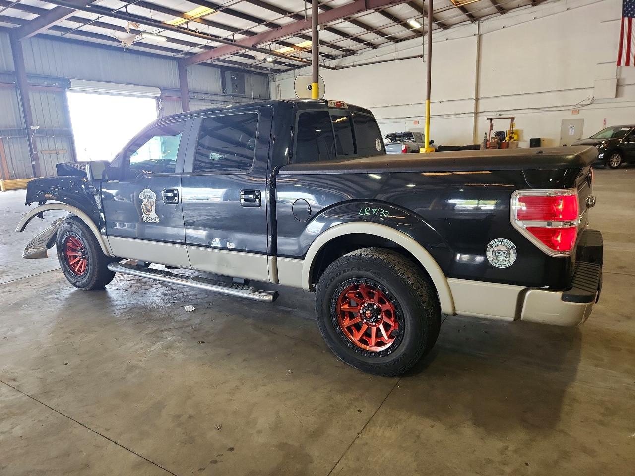 2010 Ford F150 Supercrew Black vin: 1FTFW1CV7AFB82185