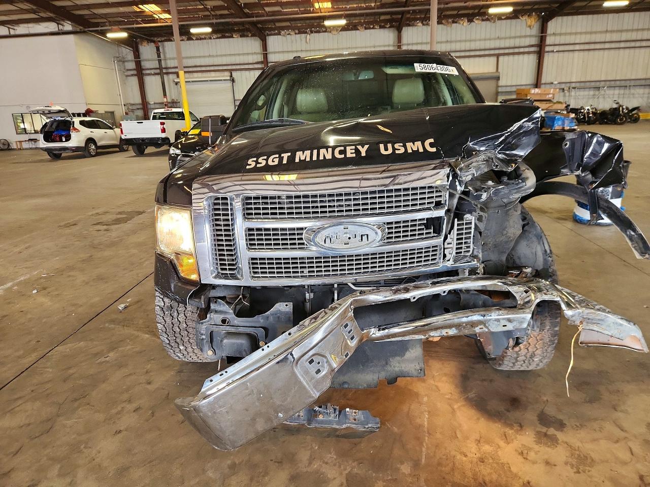 2010 Ford F150 Supercrew Black vin: 1FTFW1CV7AFB82185