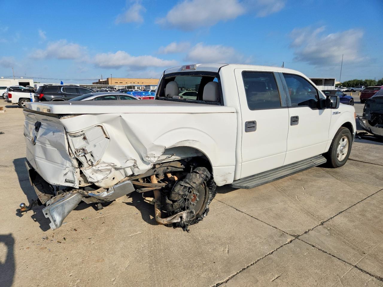 2010 Ford F150 Supercrew White vin: 1FTFW1CV7AKB36900