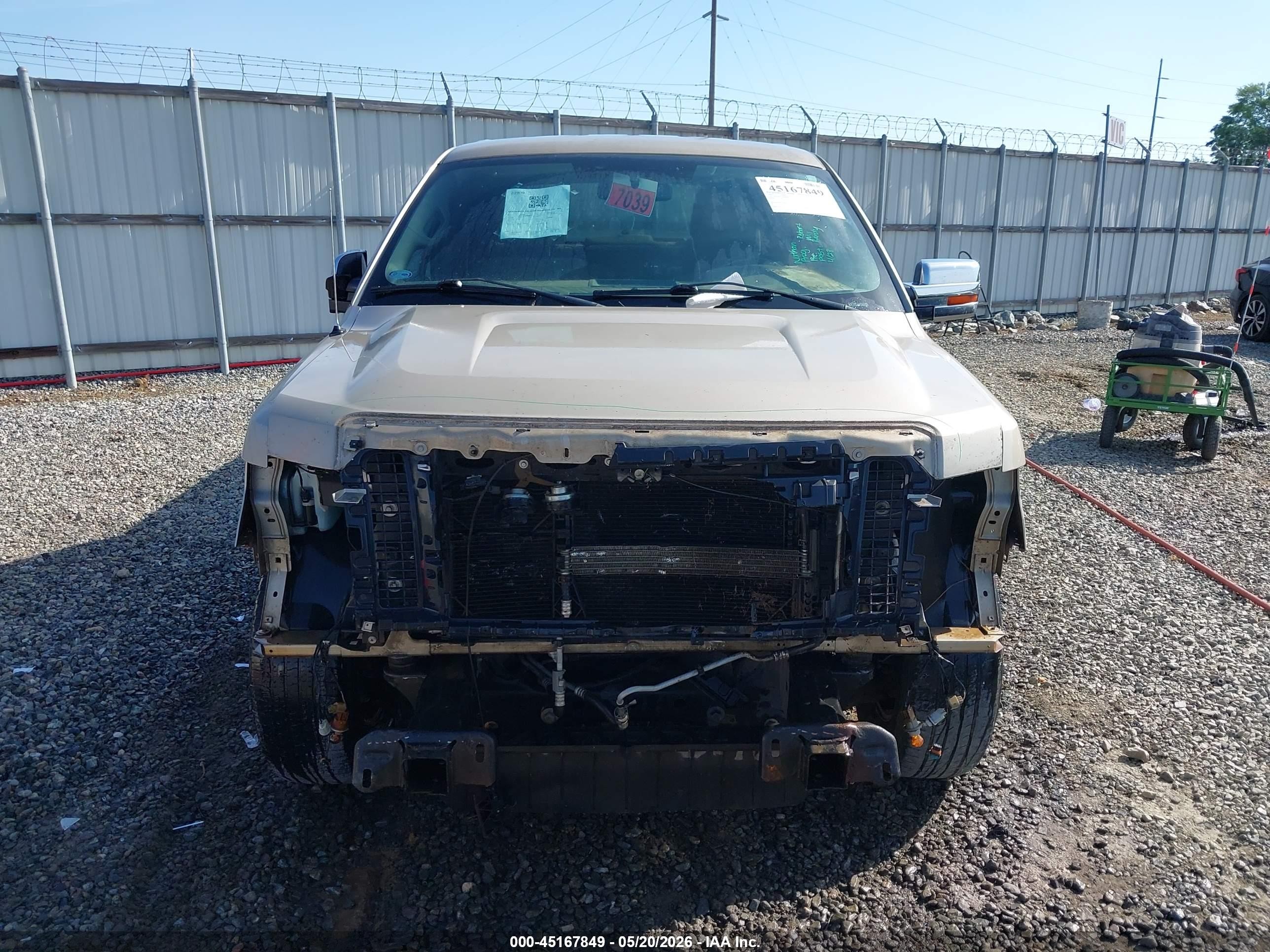 2010 Ford F-150 Fx2 Sport/harley-davidson/king Ranch/lariat/platinum/xl/xlt Champagne vin: 1FTFW1CV7AKB68939