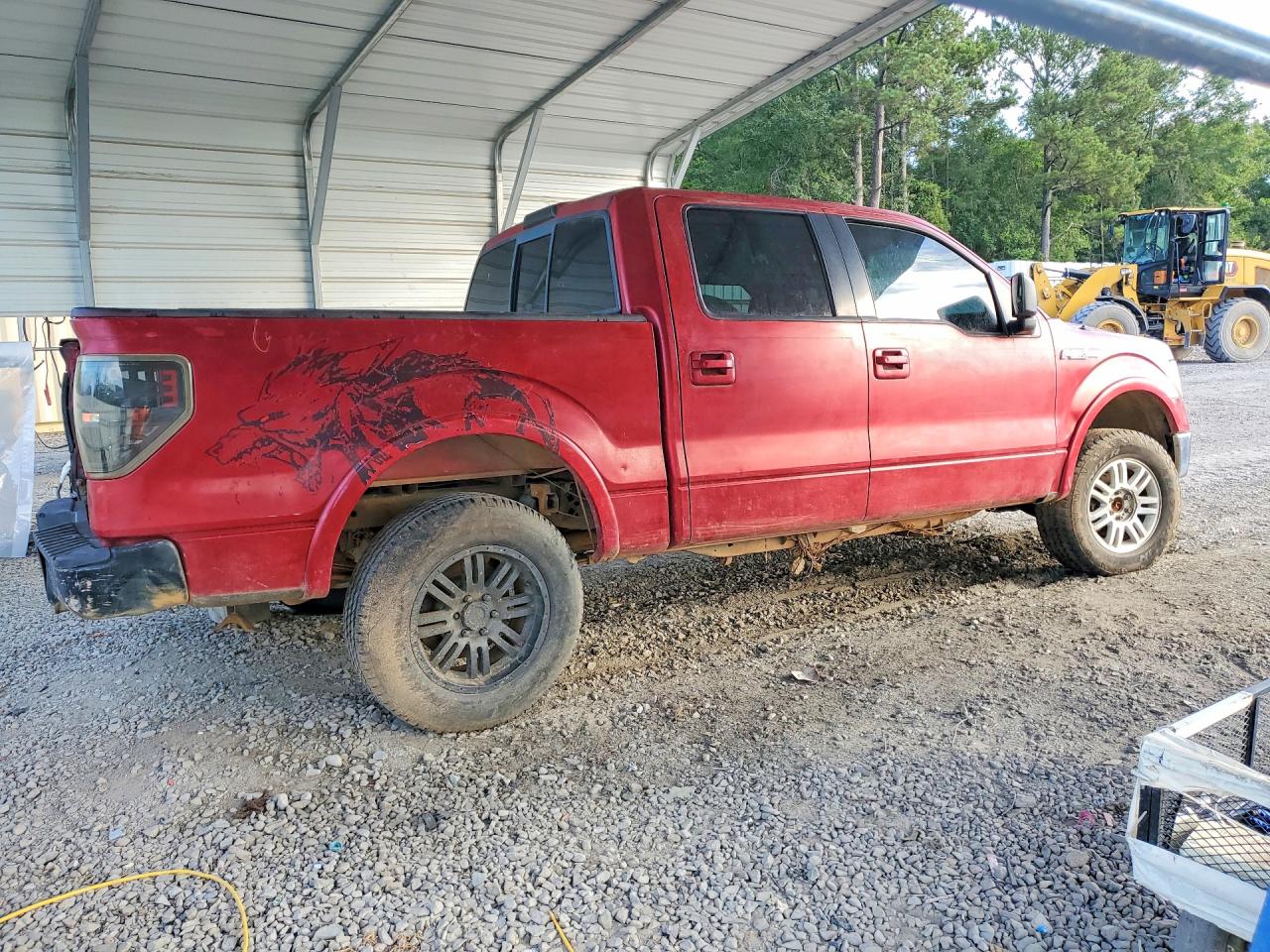 2010 Ford F150 Supercrew Burgundy vin: 1FTFW1CV8AFA25328