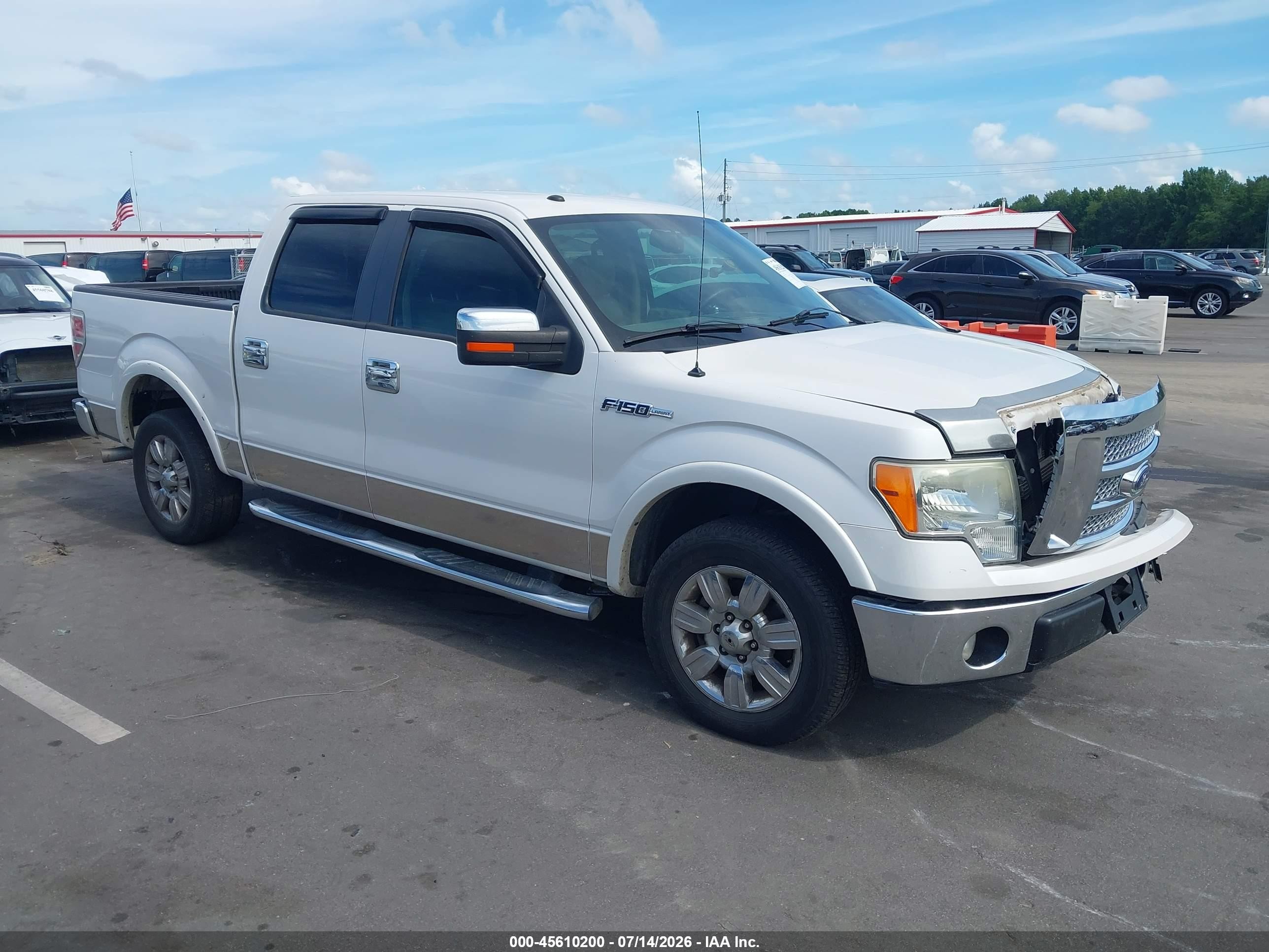 2010 Ford F-150 Fx2 Sport/harley-davidson/king Ranch/lariat/platinum/xl/xlt White vin: 1FTFW1CV8AFA51511