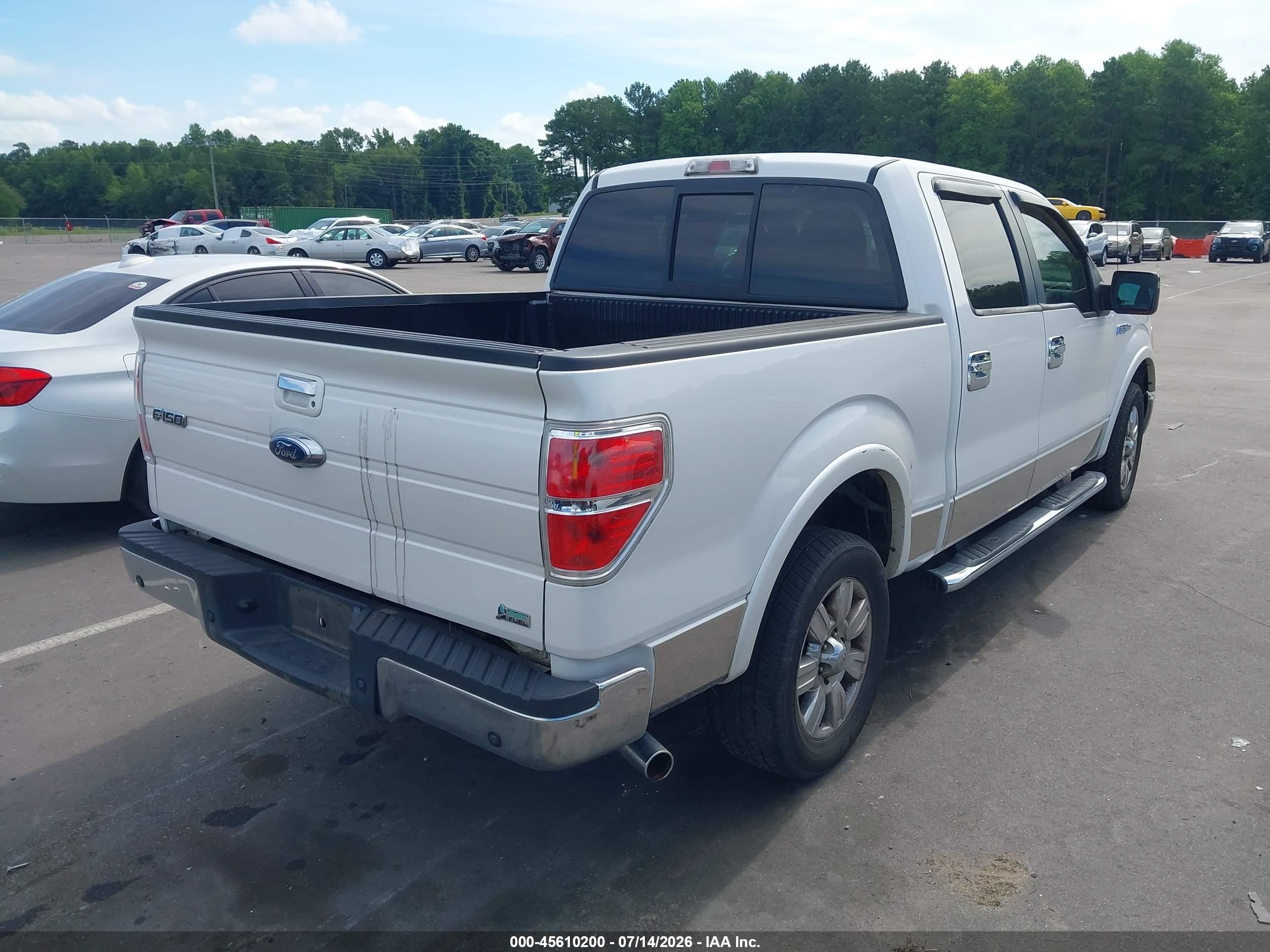 2010 Ford F-150 Fx2 Sport/harley-davidson/king Ranch/lariat/platinum/xl/xlt White vin: 1FTFW1CV8AFA51511