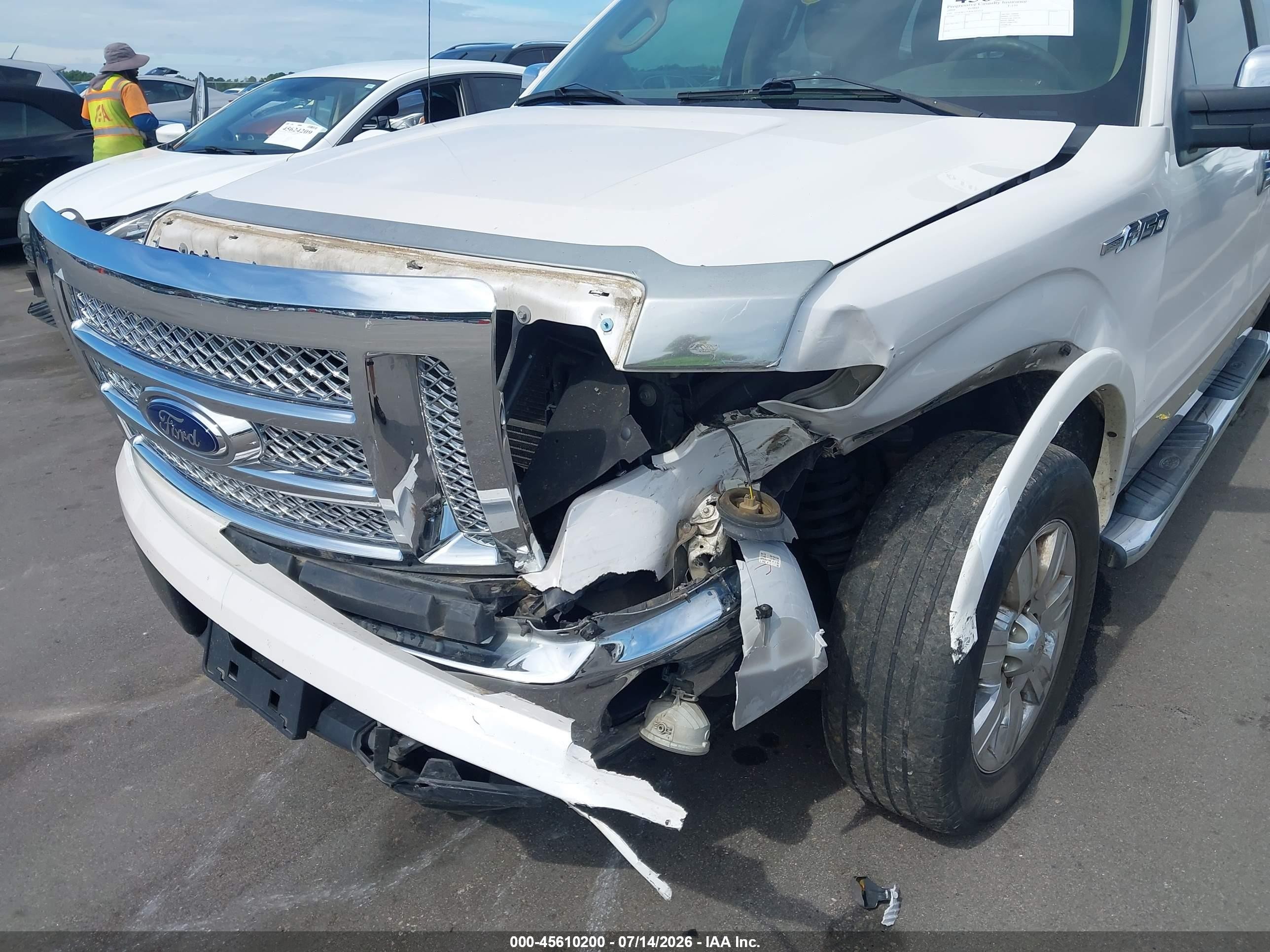 2010 Ford F-150 Fx2 Sport/harley-davidson/king Ranch/lariat/platinum/xl/xlt White vin: 1FTFW1CV8AFA51511