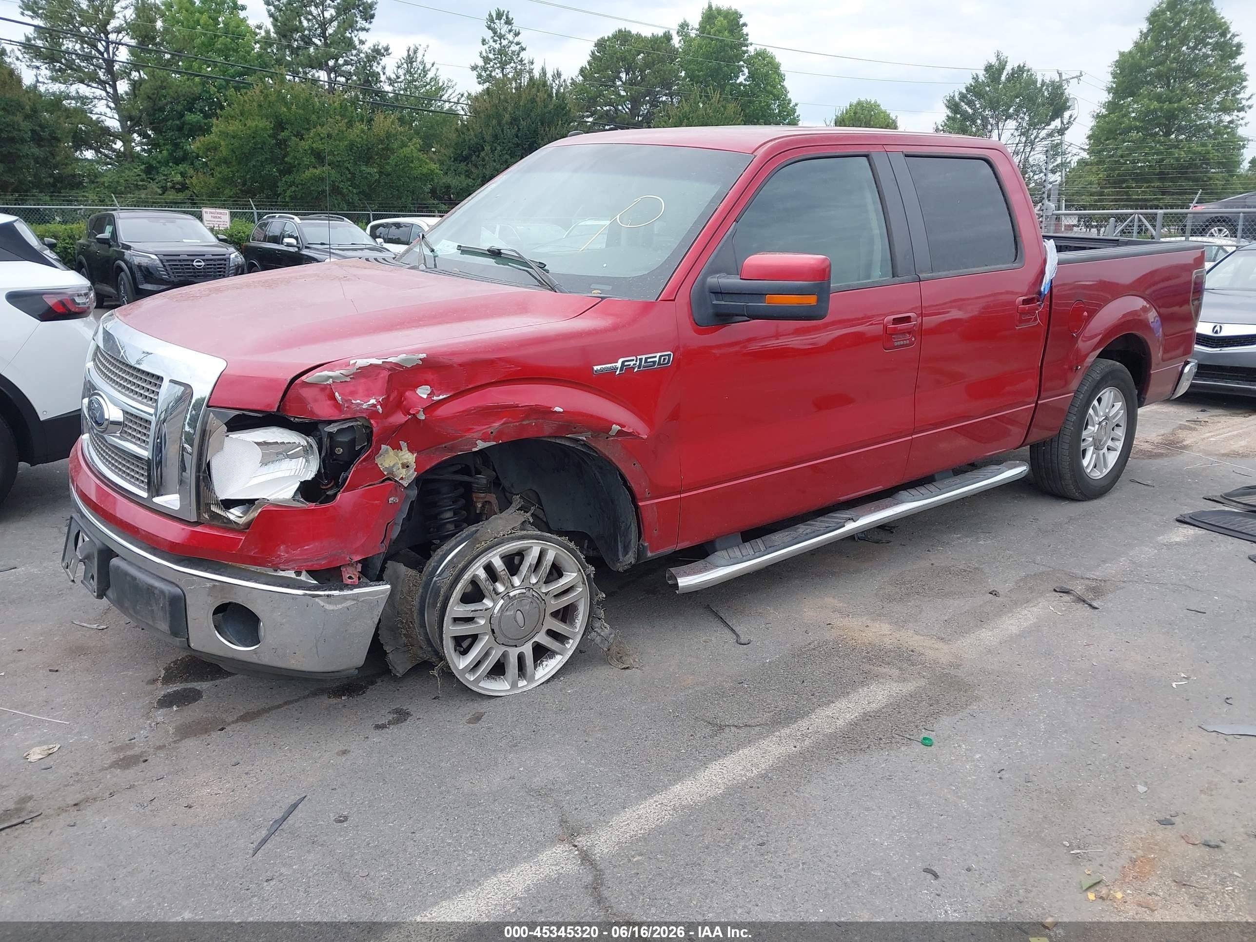 2010 Ford F-150 Fx2 Sport/harley-davidson/king Ranch/lariat/platinum/xl/xlt Red vin: 1FTFW1CV8AFB39118