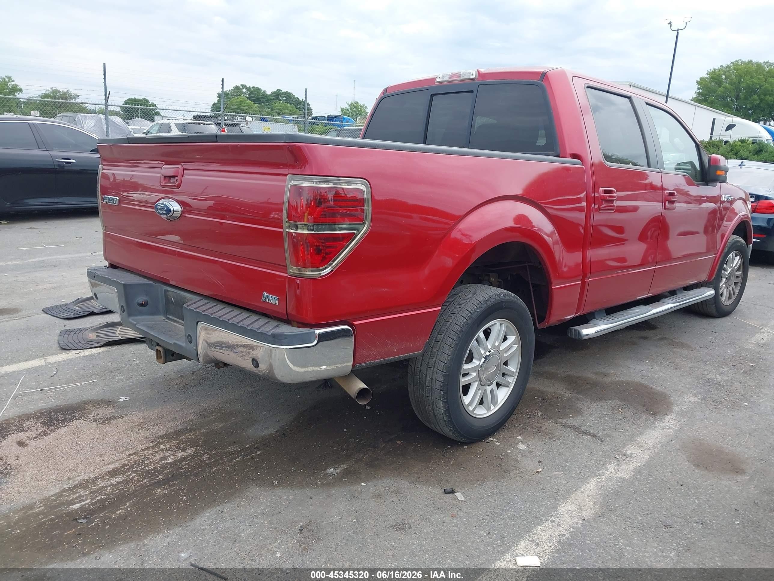 2010 Ford F-150 Fx2 Sport/harley-davidson/king Ranch/lariat/platinum/xl/xlt Red vin: 1FTFW1CV8AFB39118