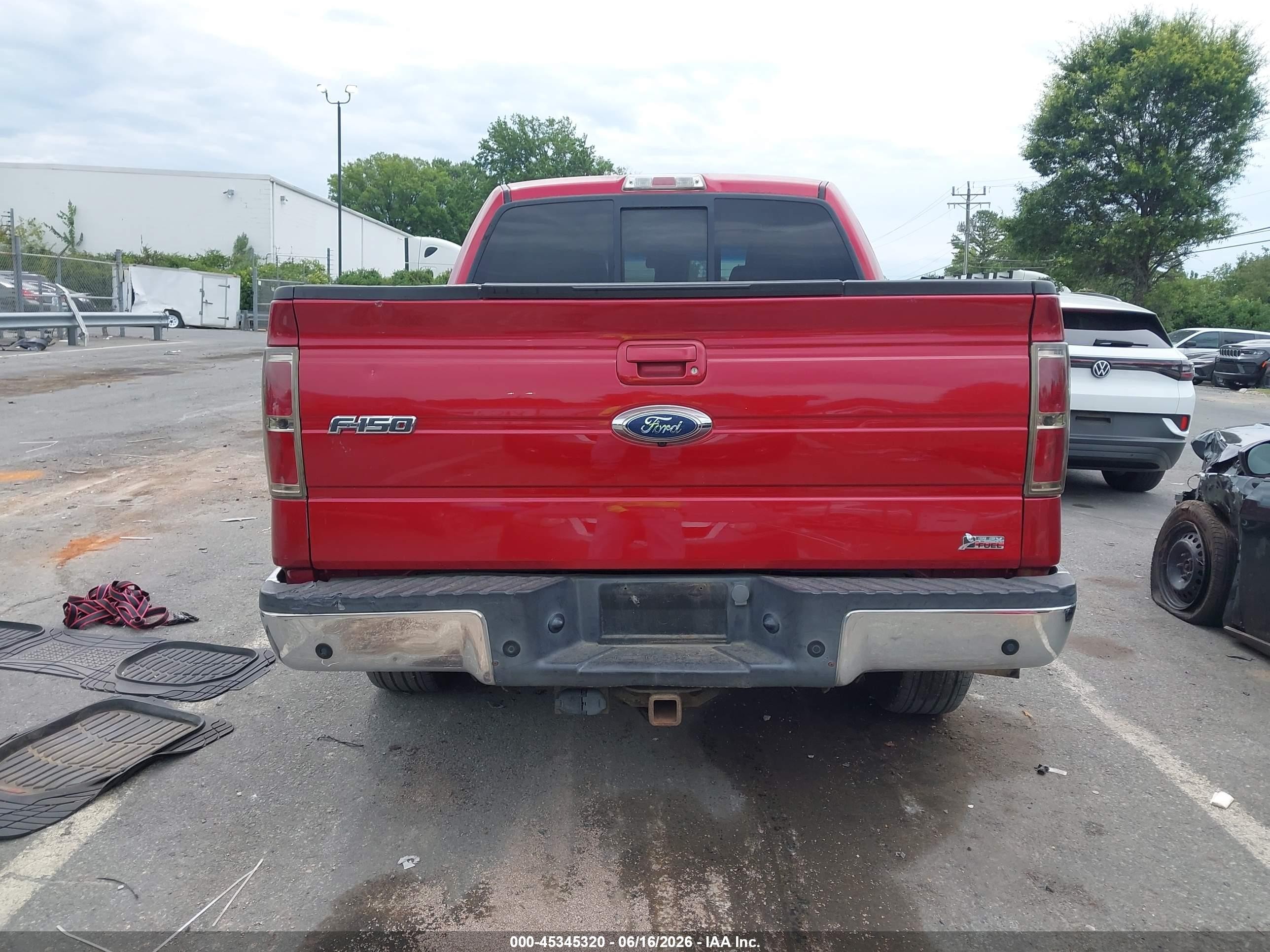 2010 Ford F-150 Fx2 Sport/harley-davidson/king Ranch/lariat/platinum/xl/xlt Red vin: 1FTFW1CV8AFB39118