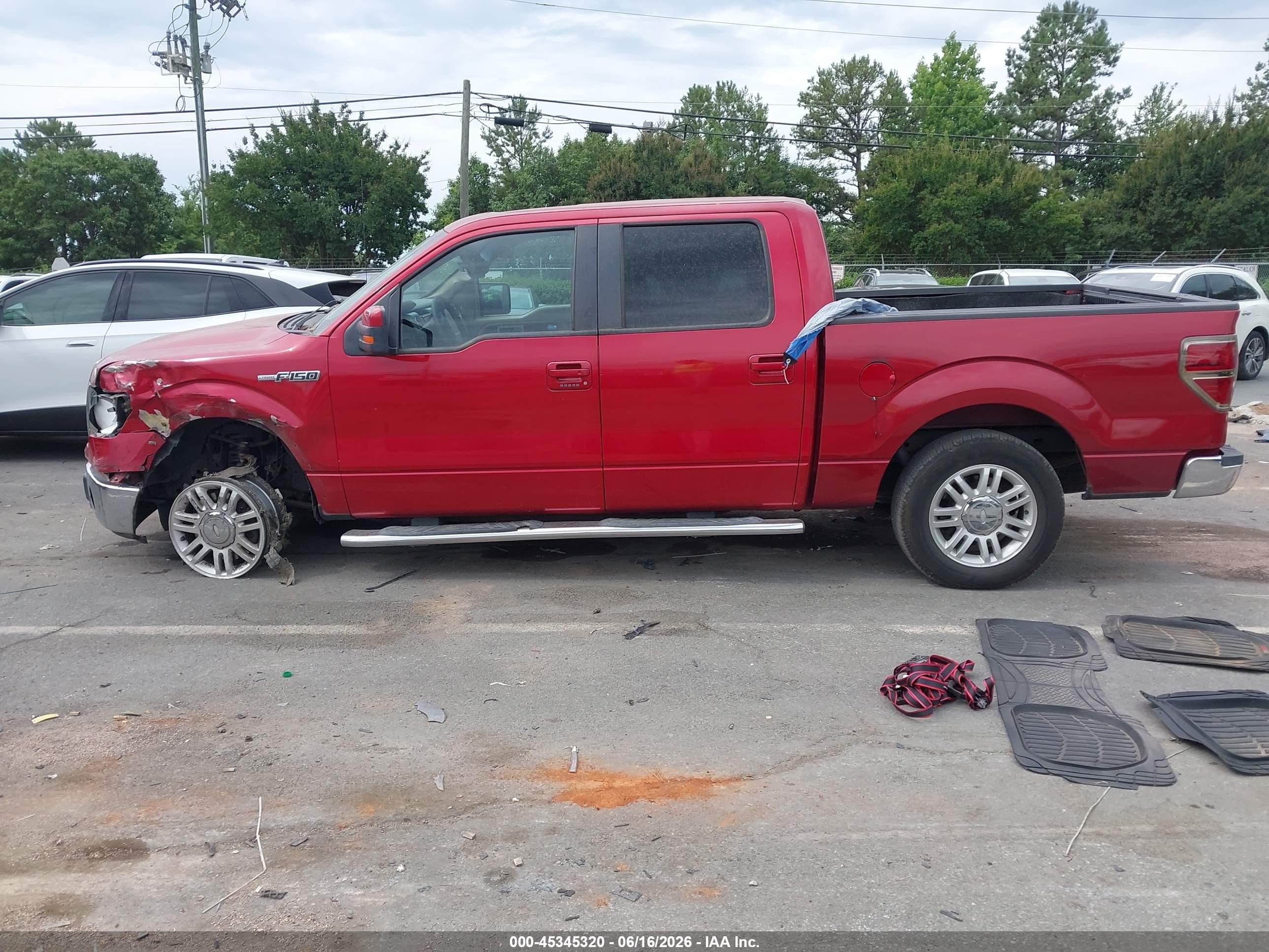 2010 Ford F-150 Fx2 Sport/harley-davidson/king Ranch/lariat/platinum/xl/xlt Red vin: 1FTFW1CV8AFB39118