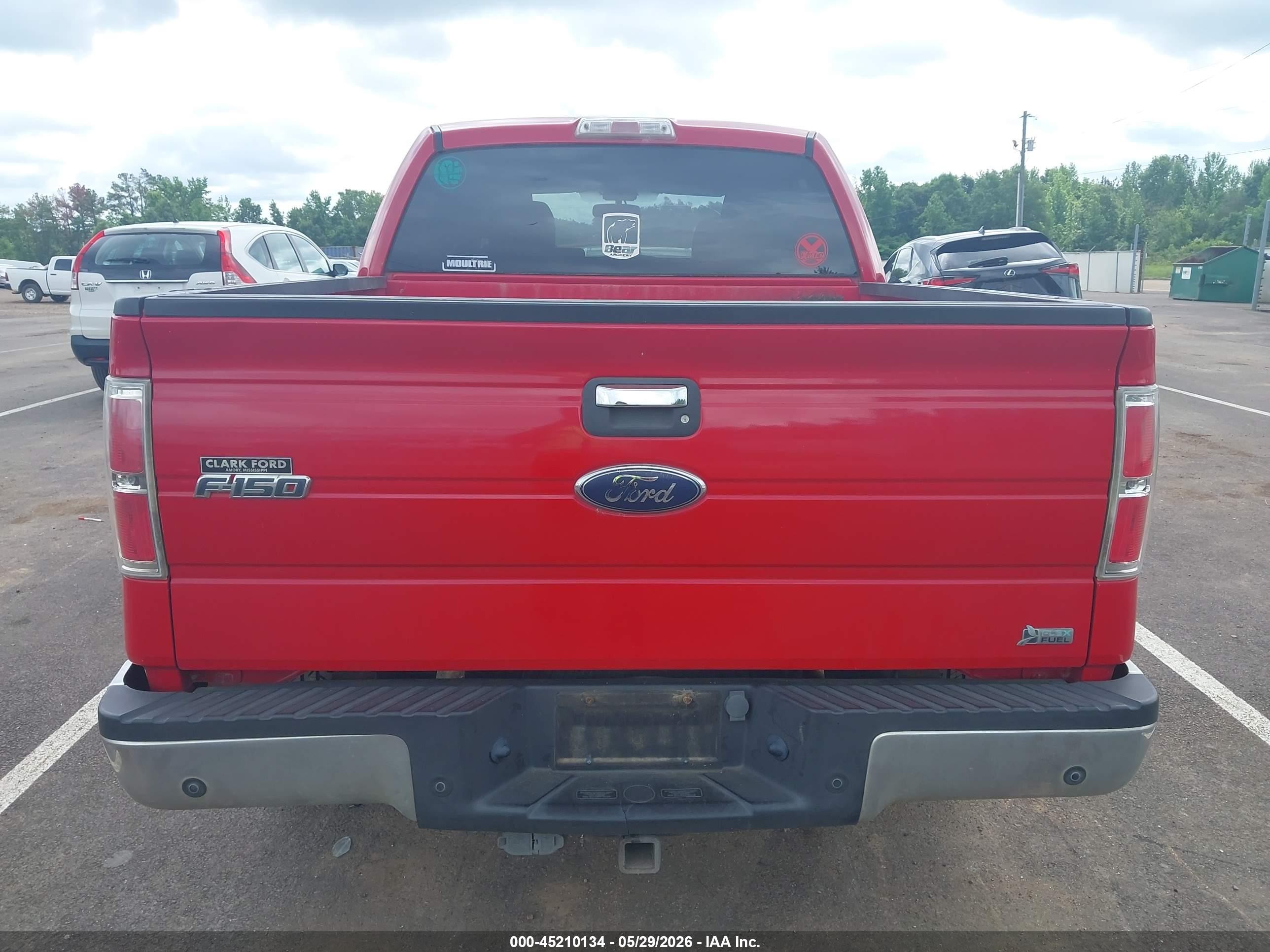 2010 Ford F-150 Fx2 Sport/harley-davidson/king Ranch/lariat/platinum/xl/xlt Red vin: 1FTFW1CV8AFC68640