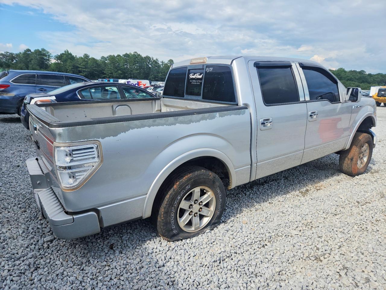 2010 Ford F150 Supercrew Silver vin: 1FTFW1CV8AKB46495