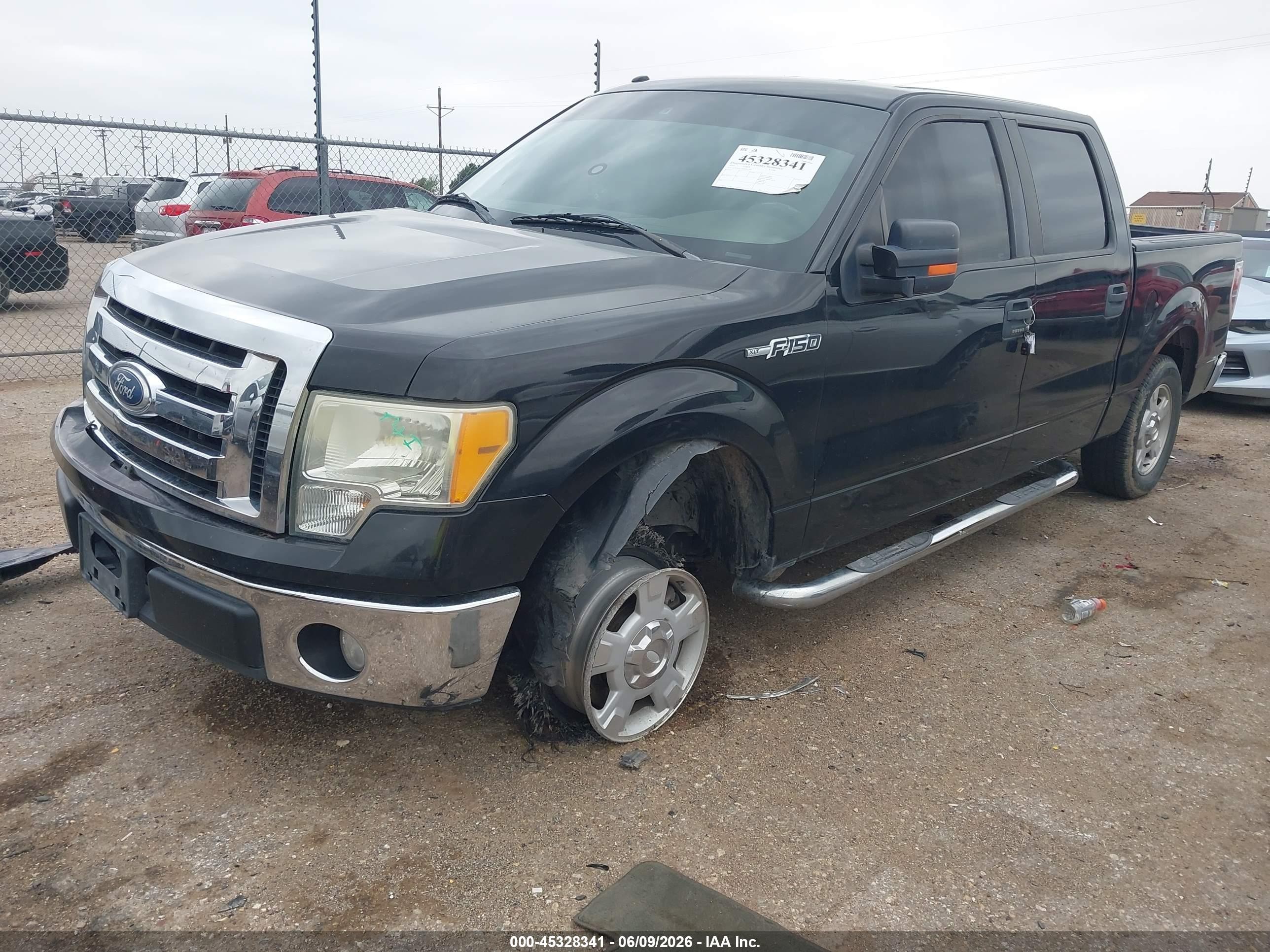 2010 Ford F-150 Xlt Black vin: 1FTFW1CV9AFD93209