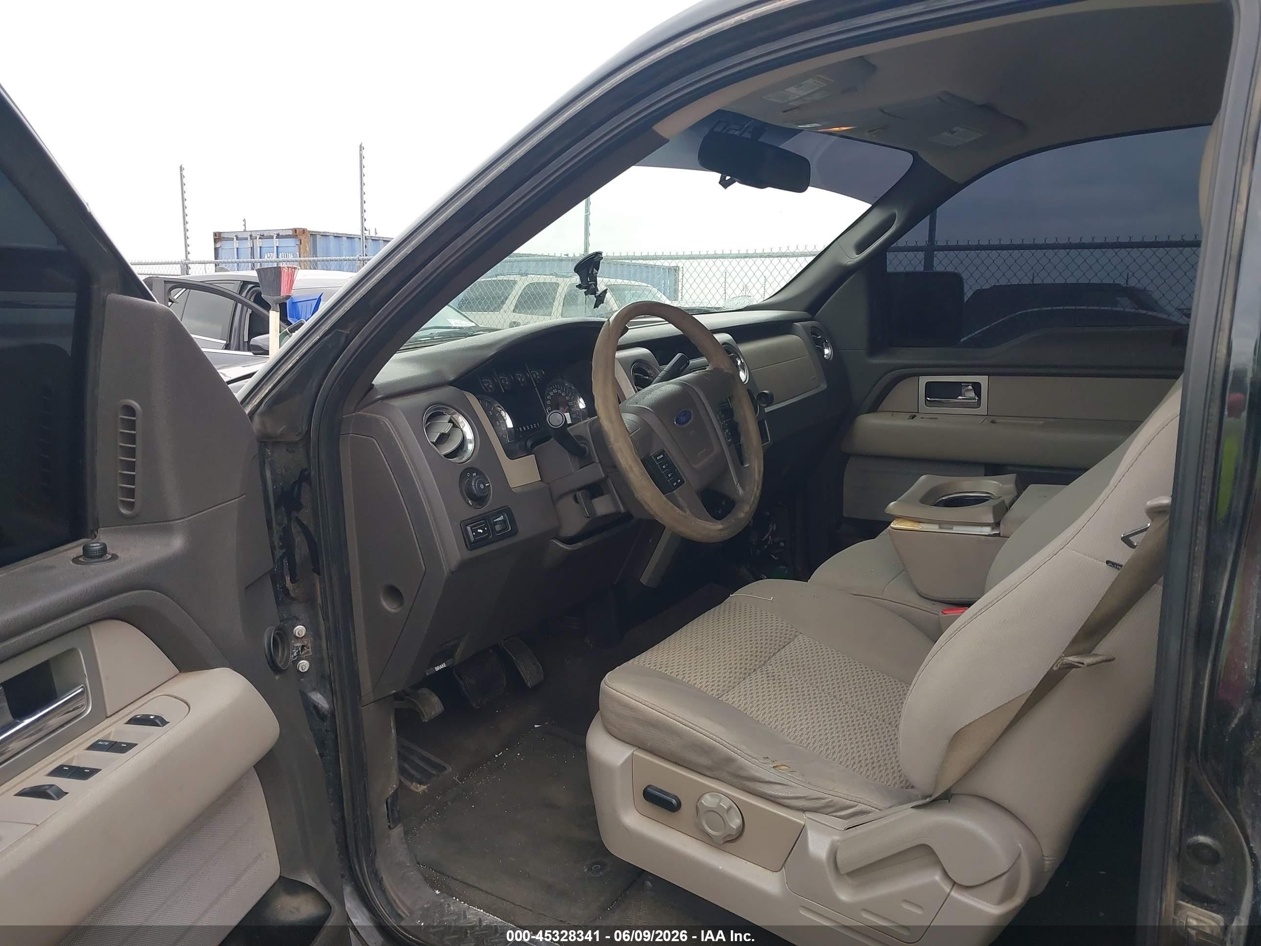 2010 Ford F-150 Xlt Black vin: 1FTFW1CV9AFD93209