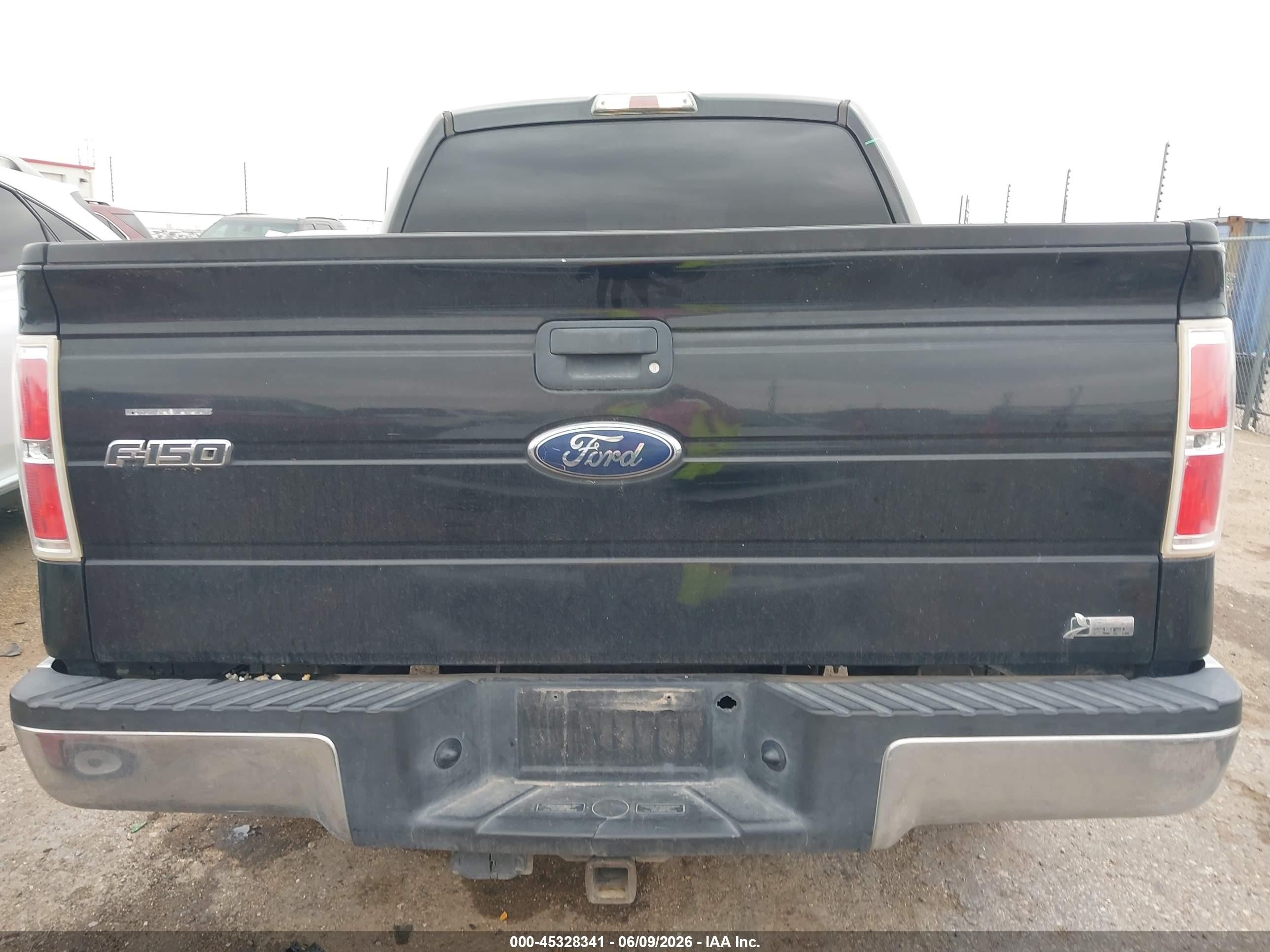 2010 Ford F-150 Xlt Black vin: 1FTFW1CV9AFD93209