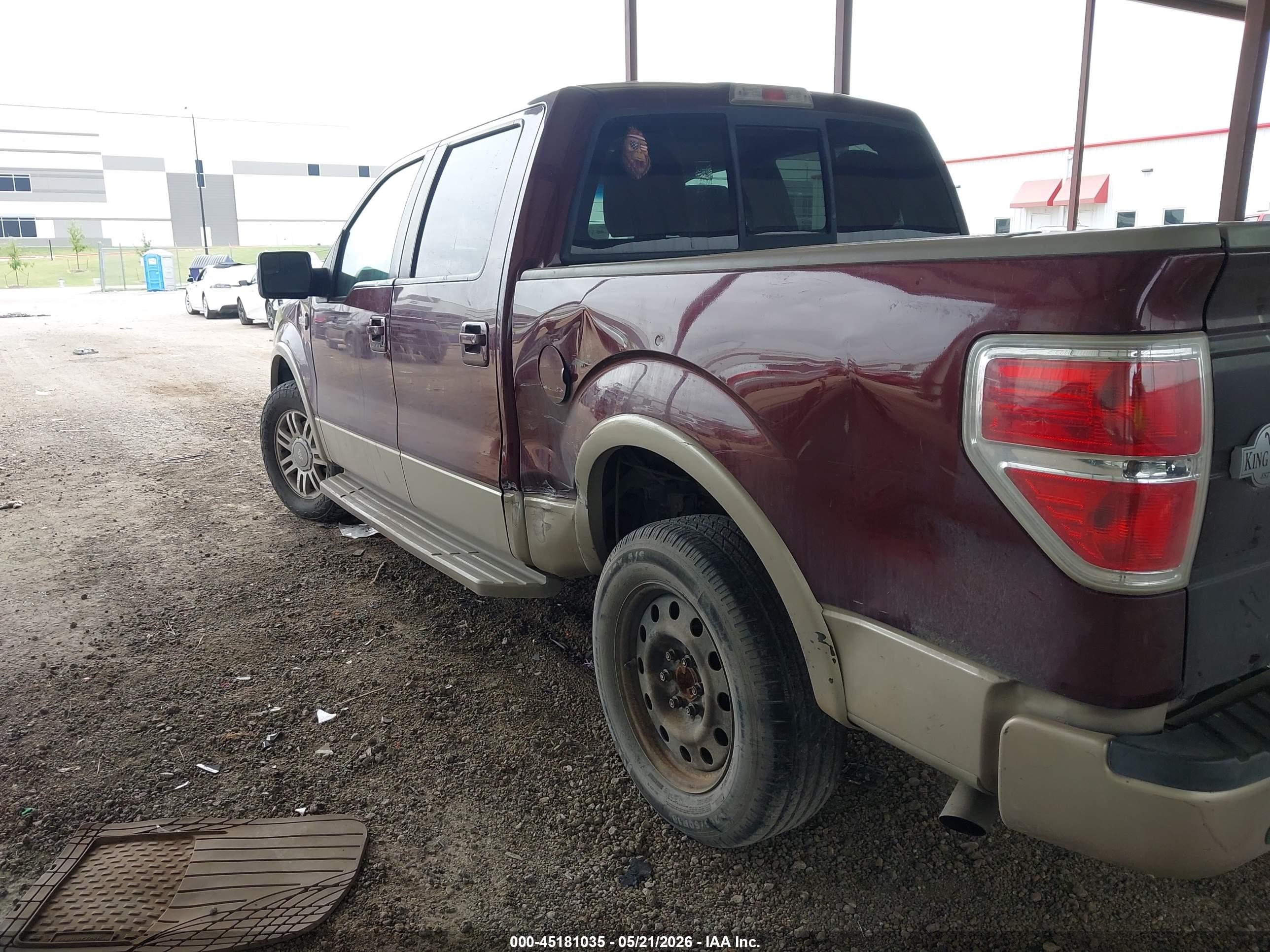 2010 Ford F-150 King Ranch Бордовый vin: 1FTFW1CV9AKC37808