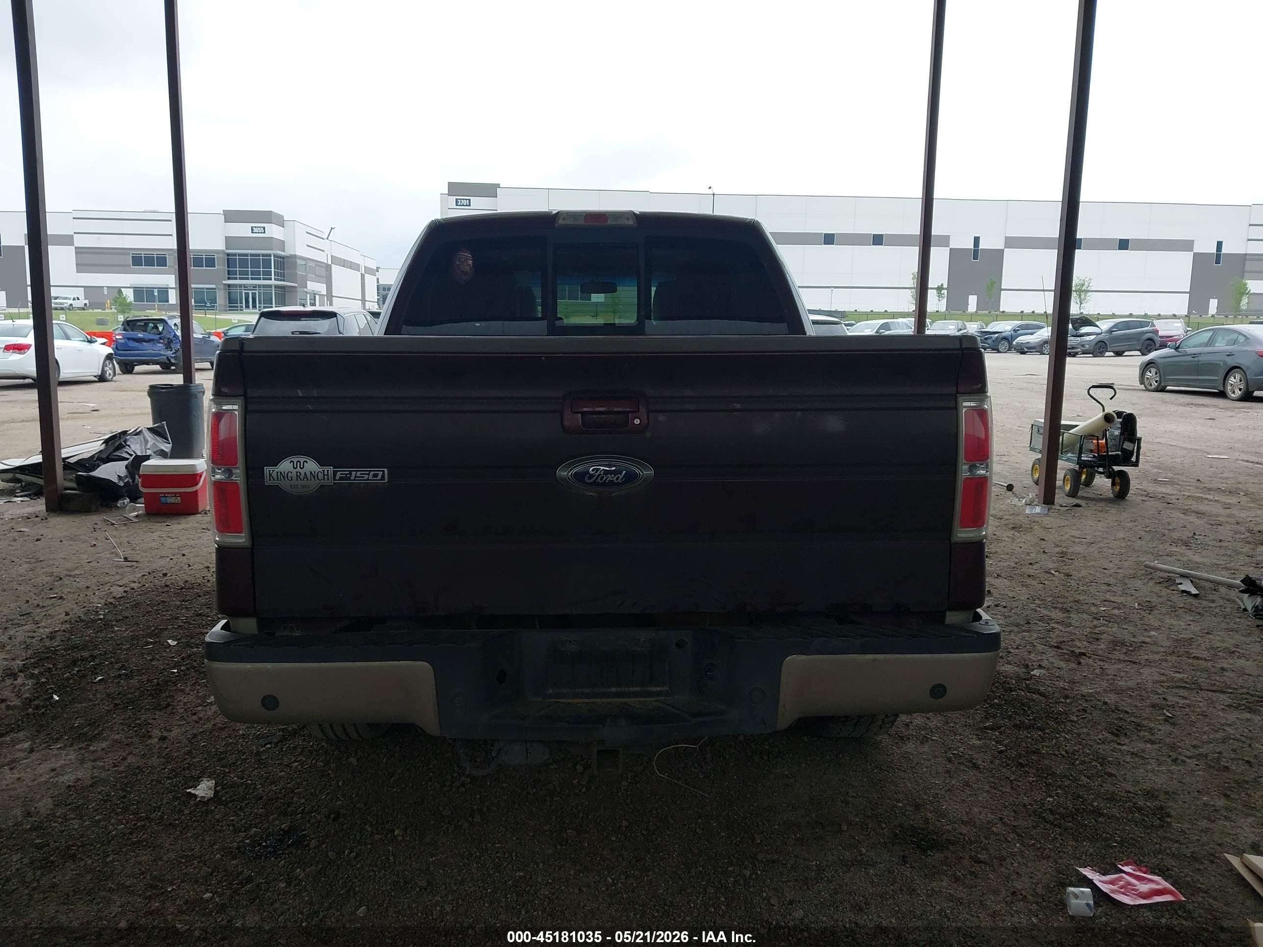 2010 Ford F-150 King Ranch Бордовый vin: 1FTFW1CV9AKC37808