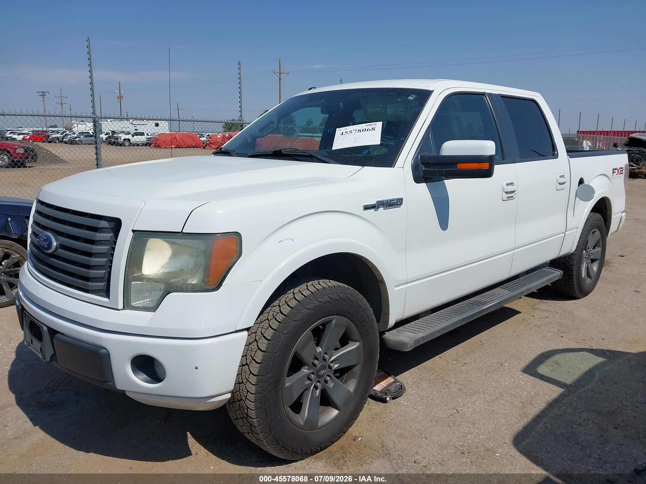 2010 Ford F-150 Fx2 Sport/harley-davidson/king Ranch/lariat/platinum/xl/xlt Белый vin: 1FTFW1CV9AKE45736