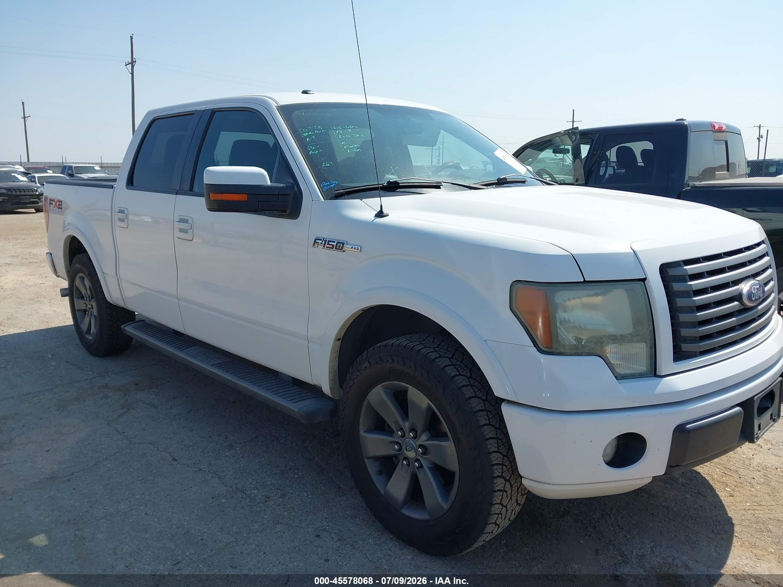 2010 Ford F-150 Fx2 Sport/harley-davidson/king Ranch/lariat/platinum/xl/xlt Белый vin: 1FTFW1CV9AKE45736