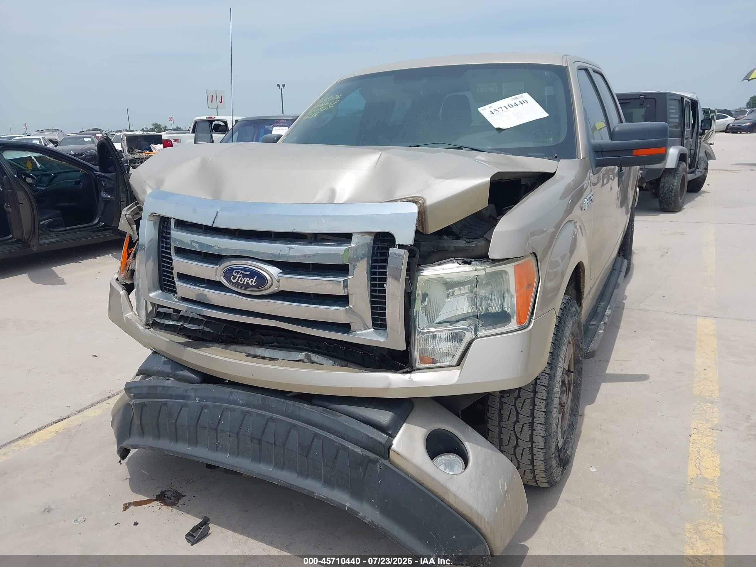 2010 Ford F-150 Fx2 Sport/harley-davidson/king Ranch/lariat/platinum/xl/xlt Tan vin: 1FTFW1CVXAKA57527