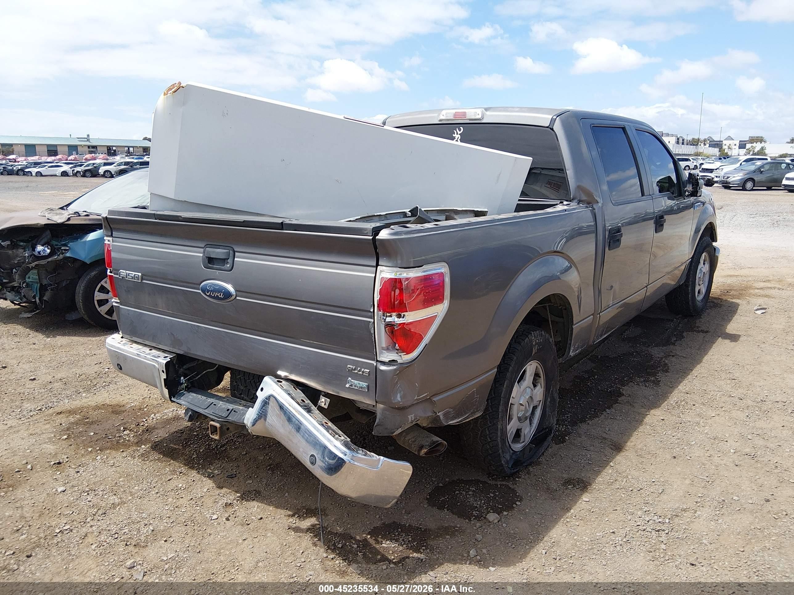 2010 Ford F-150 Fx2 Sport/harley-davidson/king Ranch/lariat/platinum/xl/xlt Gray vin: 1FTFW1CVXAKC19012