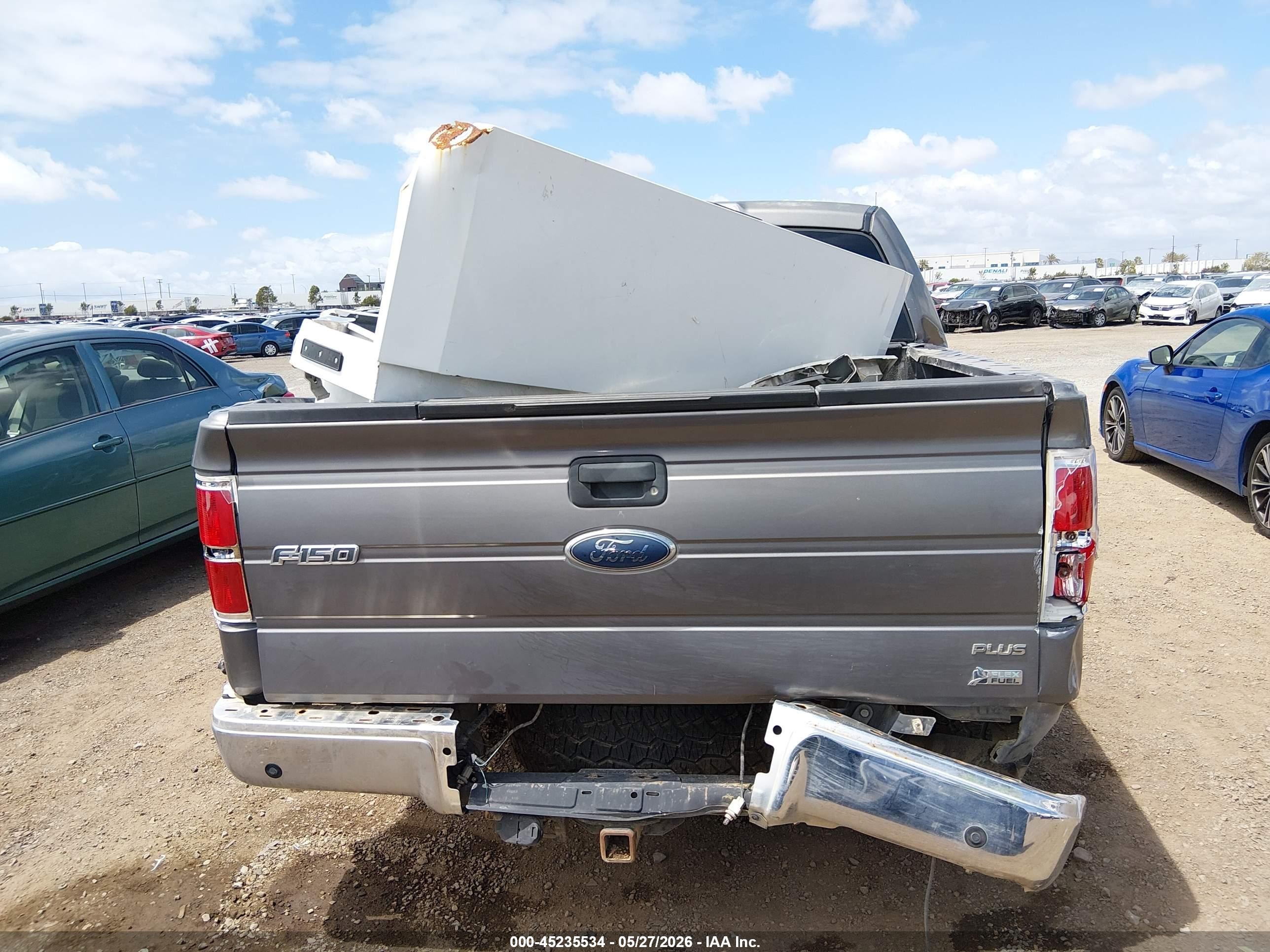 2010 Ford F-150 Fx2 Sport/harley-davidson/king Ranch/lariat/platinum/xl/xlt Gray vin: 1FTFW1CVXAKC19012