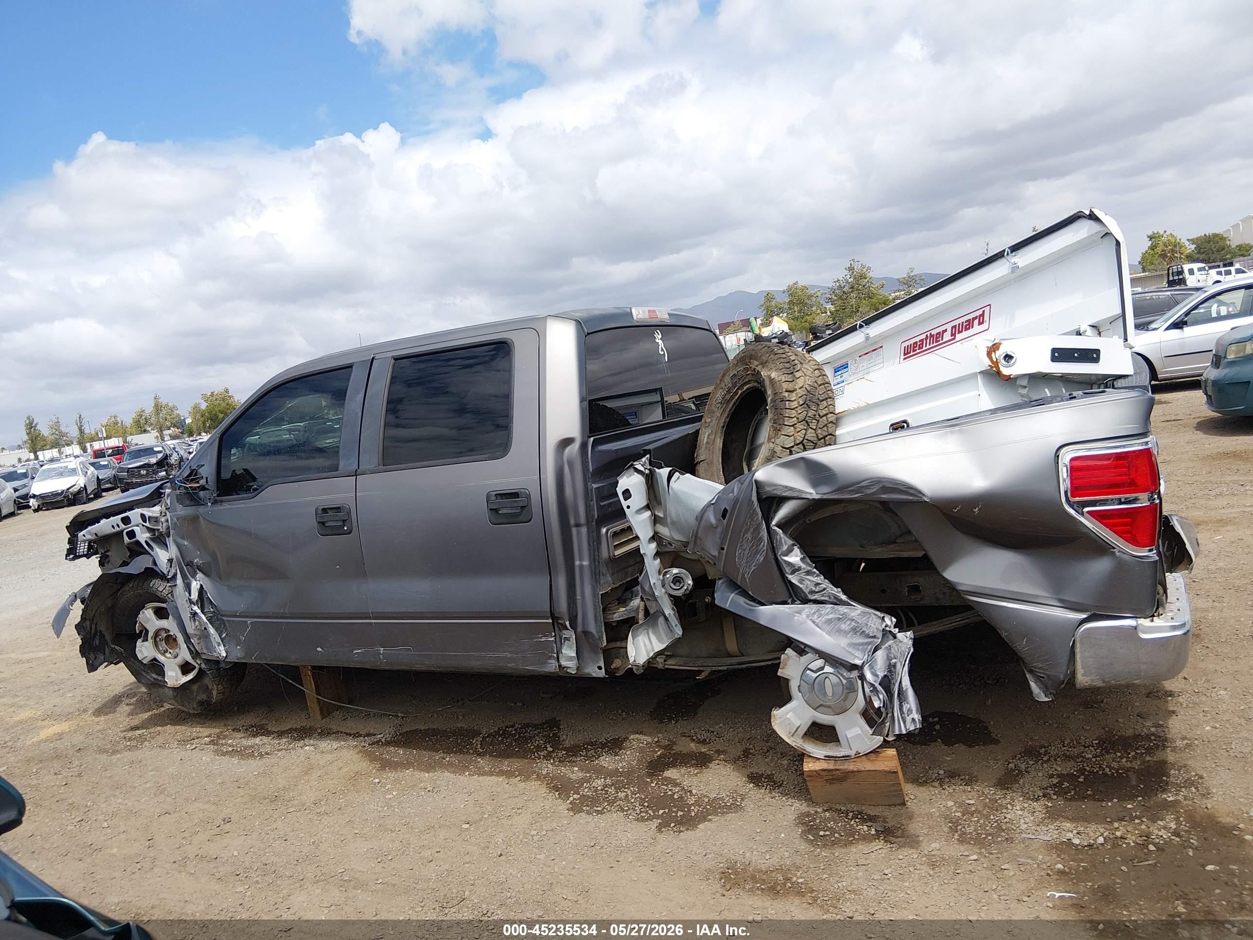 2010 Ford F-150 Fx2 Sport/harley-davidson/king Ranch/lariat/platinum/xl/xlt Gray vin: 1FTFW1CVXAKC19012