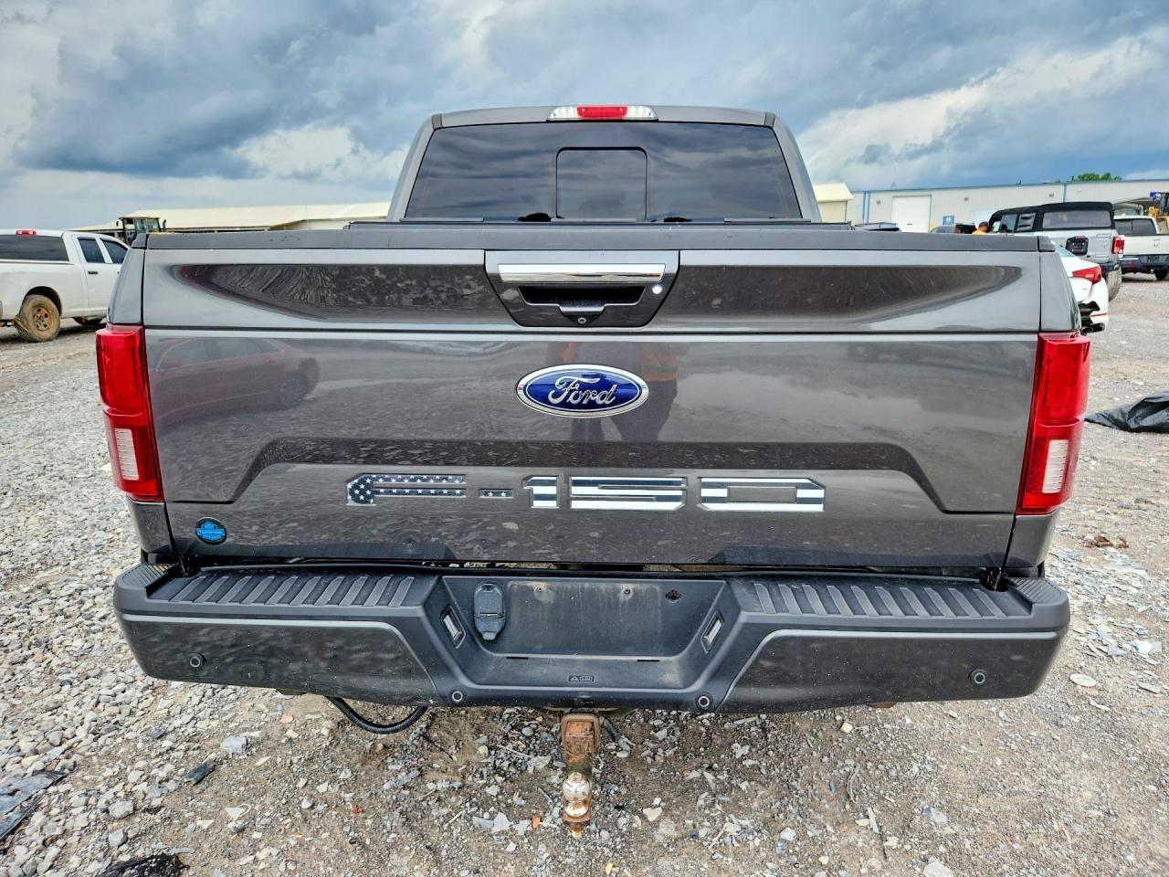 2018 Ford F150 Supercrew Gray vin: 1FTFW1E14JFD63254
