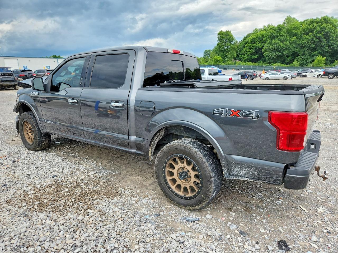 2018 Ford F150 Supercrew Gray vin: 1FTFW1E14JFD63254