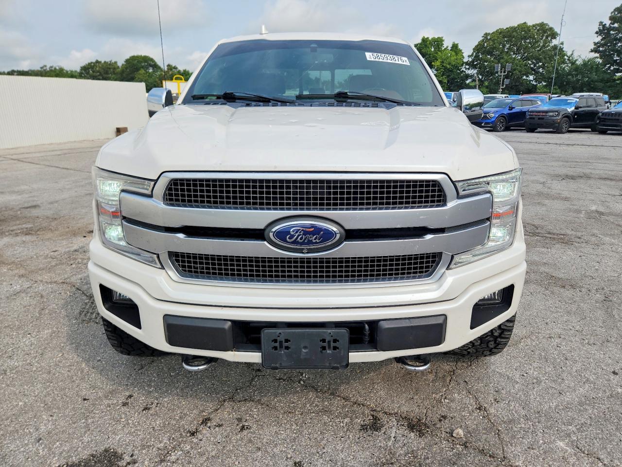 2018 Ford F150 Supercrew White vin: 1FTFW1E16JFD96143