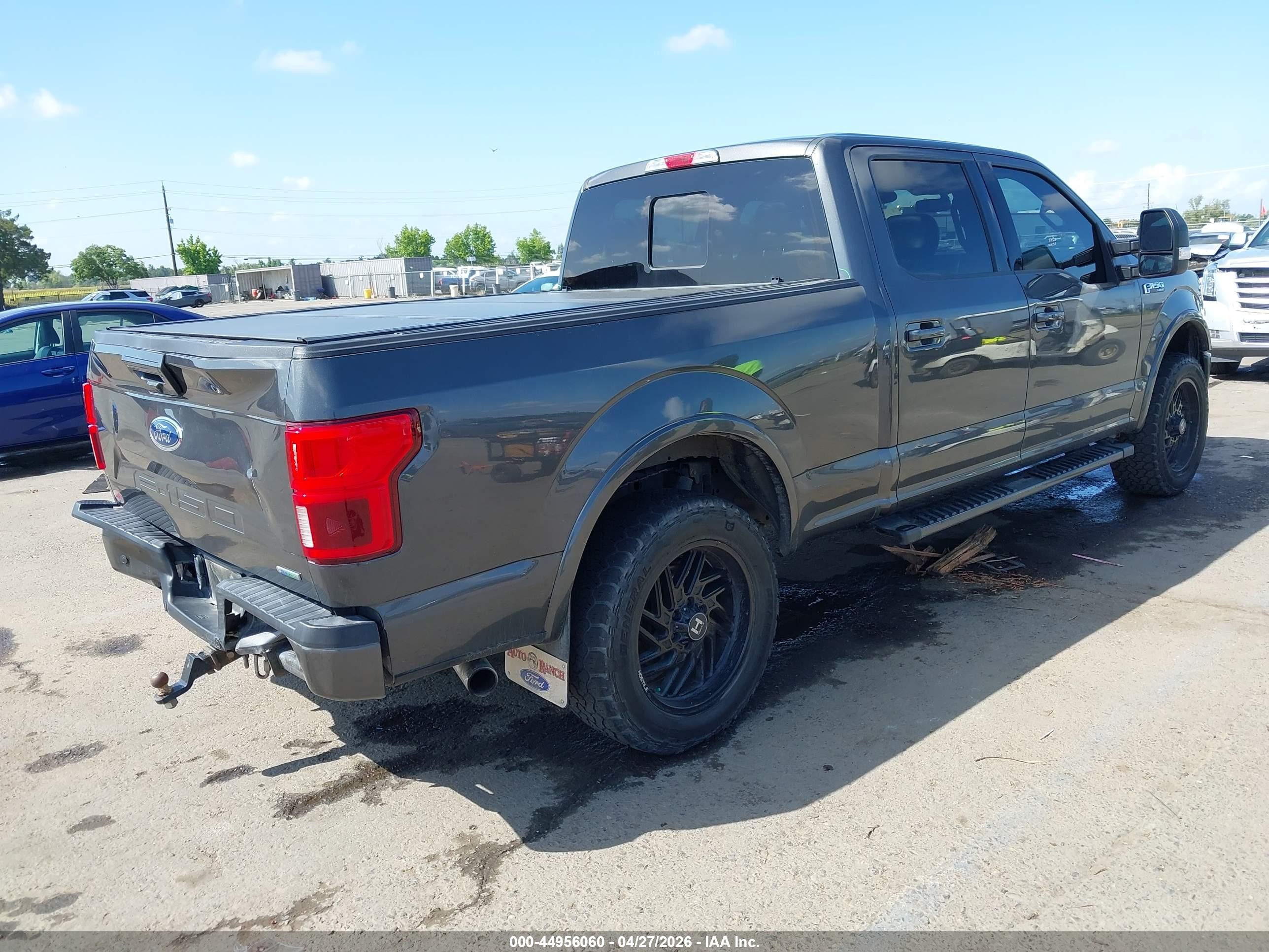 2020 Ford F-150 Lariat Gray vin: 1FTFW1E47LKF17542