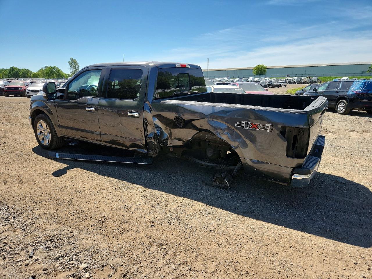 2020 Ford F150 Supercrew Gray vin: 1FTFW1E49LFB32055