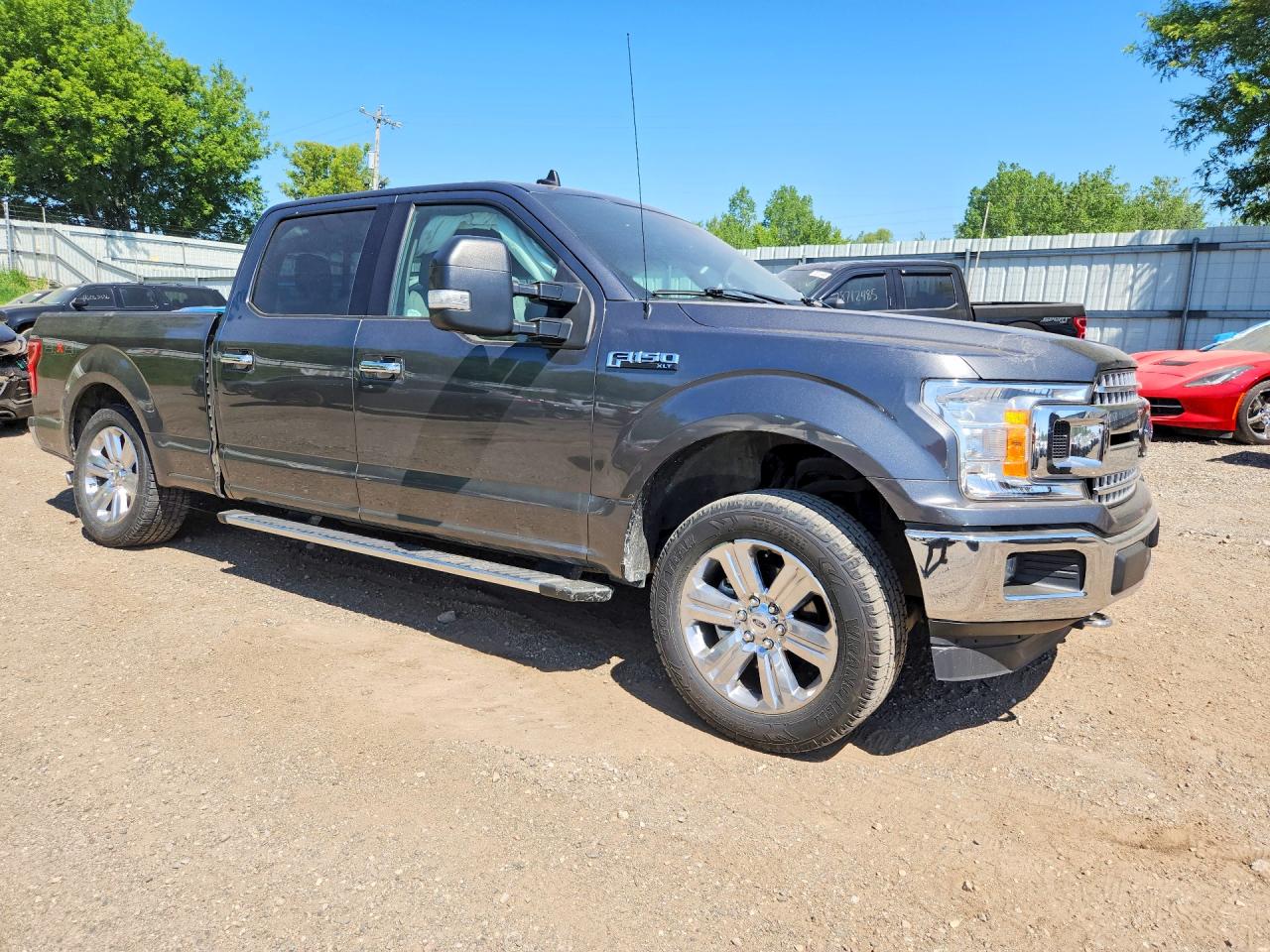 2020 Ford F150 Supercrew Gray vin: 1FTFW1E49LFB32055