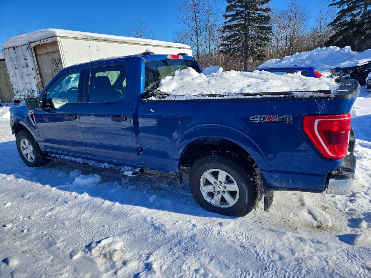 2023 Ford F150 Supercrew Blue vin: 1FTFW1E50PKF17882