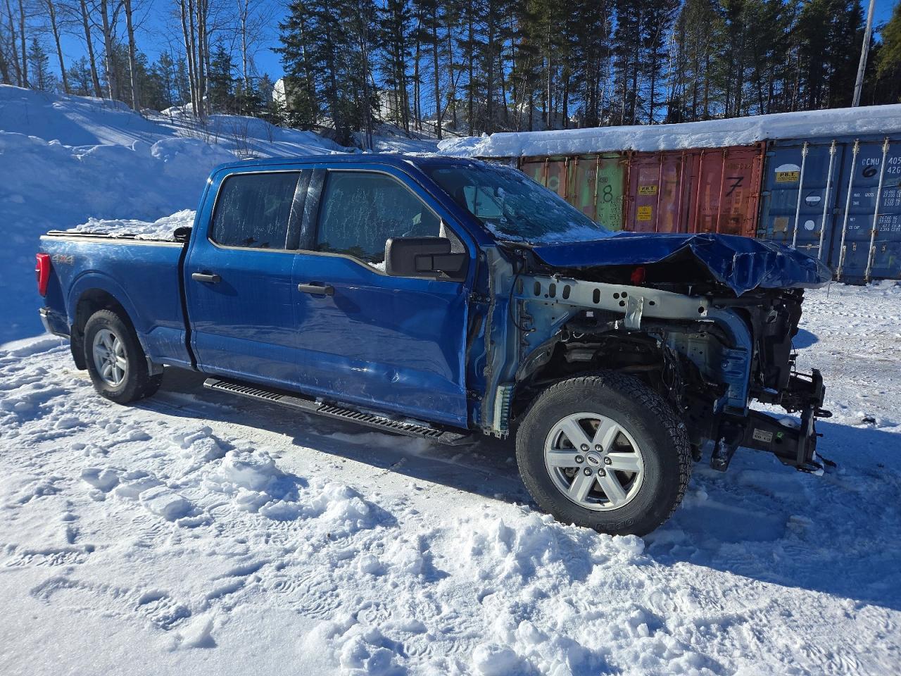 2023 Ford F150 Supercrew Blue vin: 1FTFW1E50PKF17882