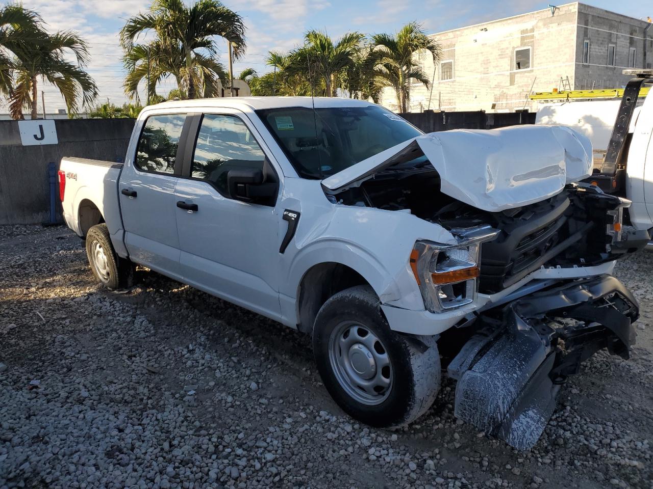 2022 Ford F150 Supercrew White vin: 1FTFW1E52NKF05522