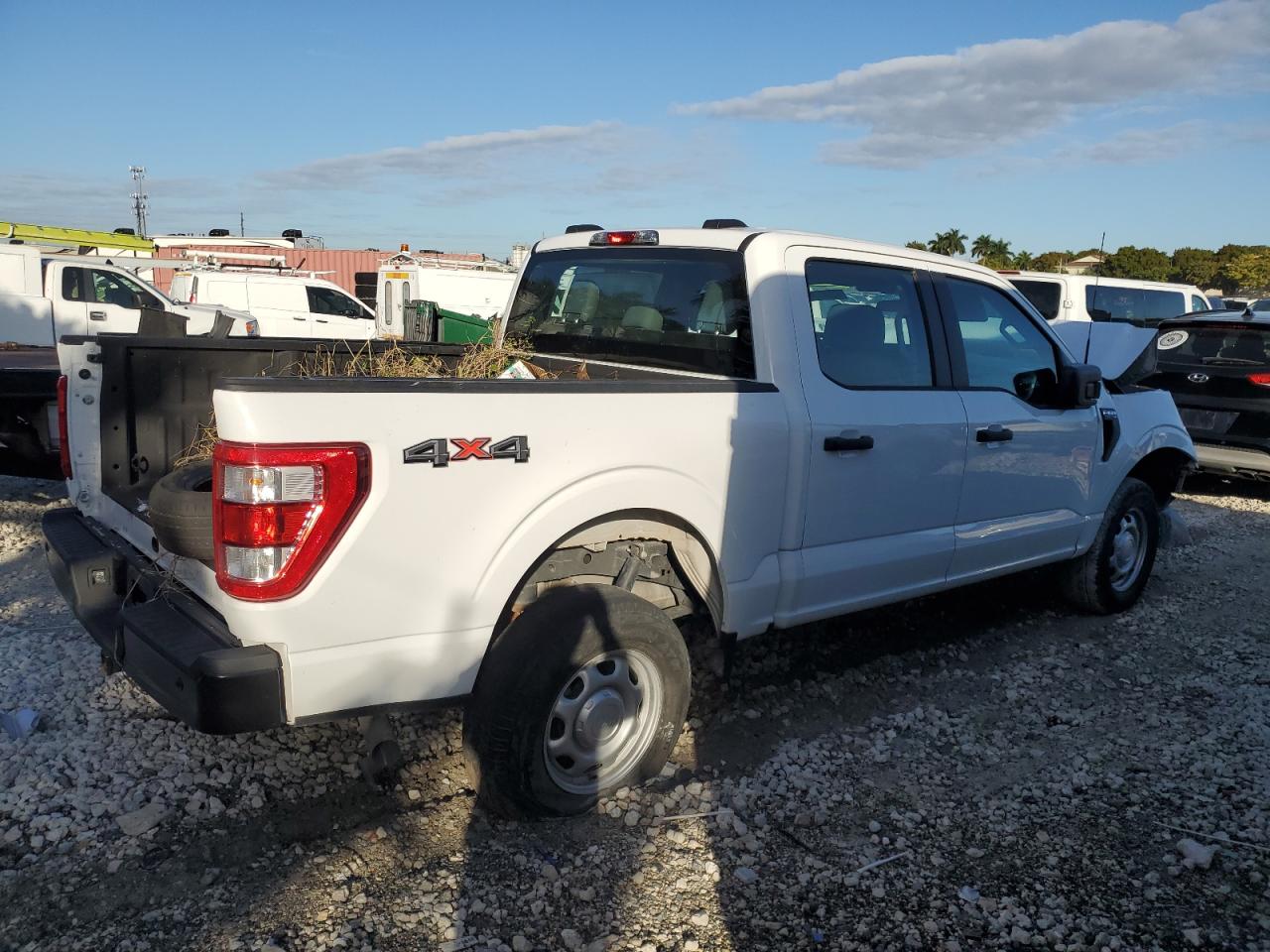 2022 Ford F150 Supercrew White vin: 1FTFW1E52NKF05522
