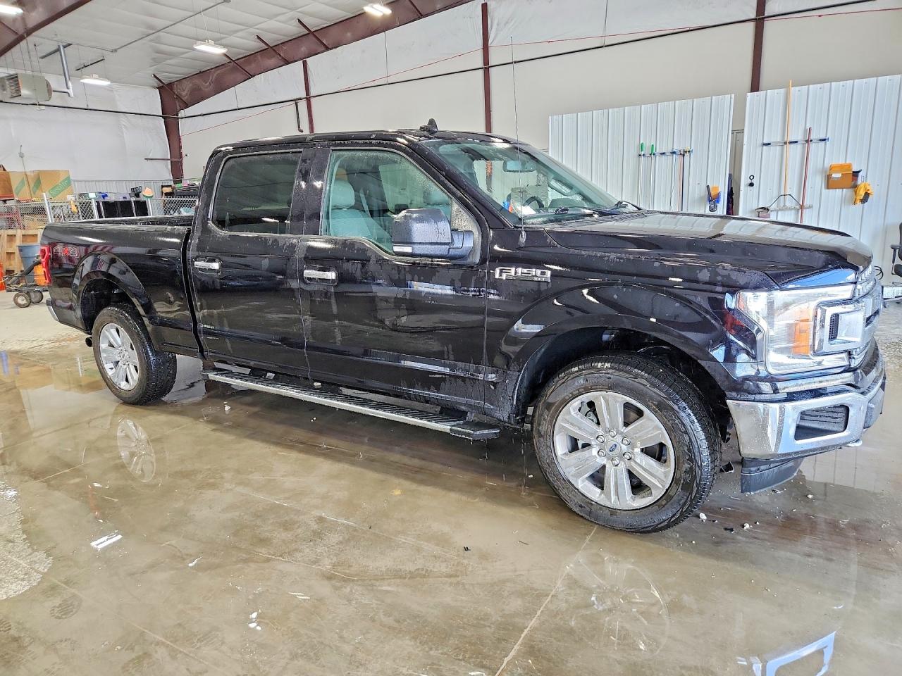 2019 Ford F150 Supercrew Black vin: 1FTFW1E55KKF02304