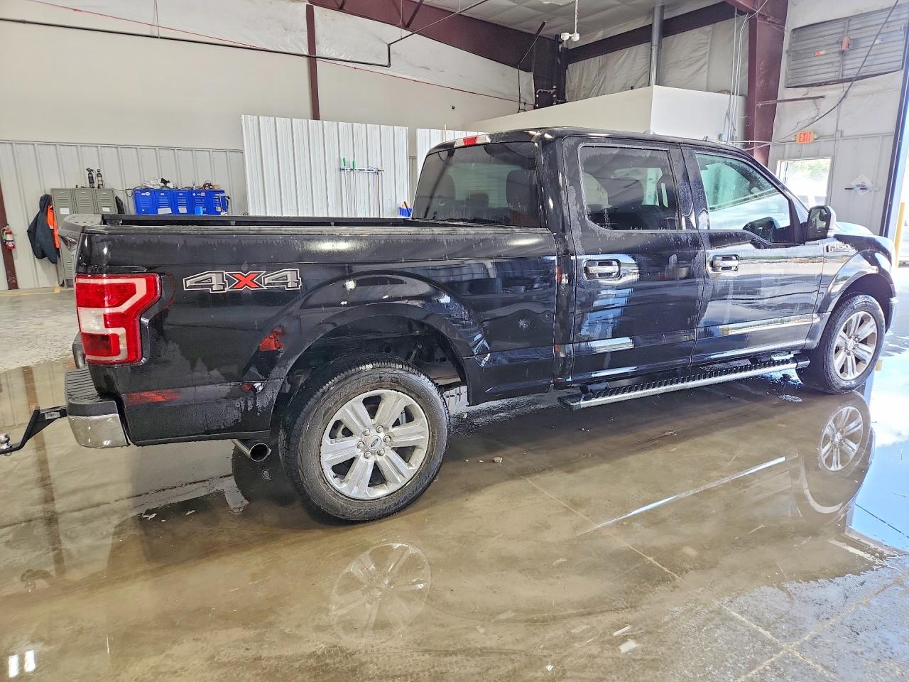 2019 Ford F150 Supercrew Black vin: 1FTFW1E55KKF02304