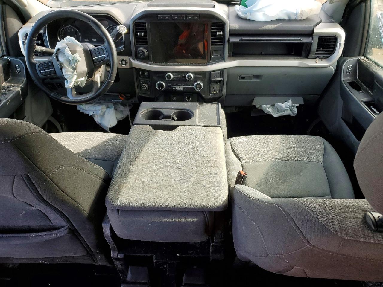 2021 Ford F150 Supercrew Gray vin: 1FTFW1E55MFA84144