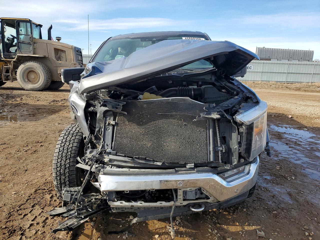2021 Ford F150 Supercrew Gray vin: 1FTFW1E55MFA84144