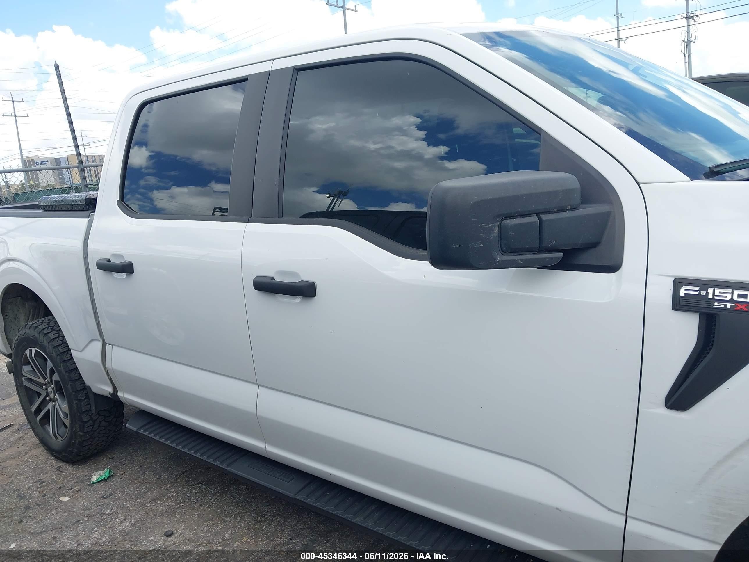 2022 Ford F-150 Xl White vin: 1FTFW1E55NKE94385
