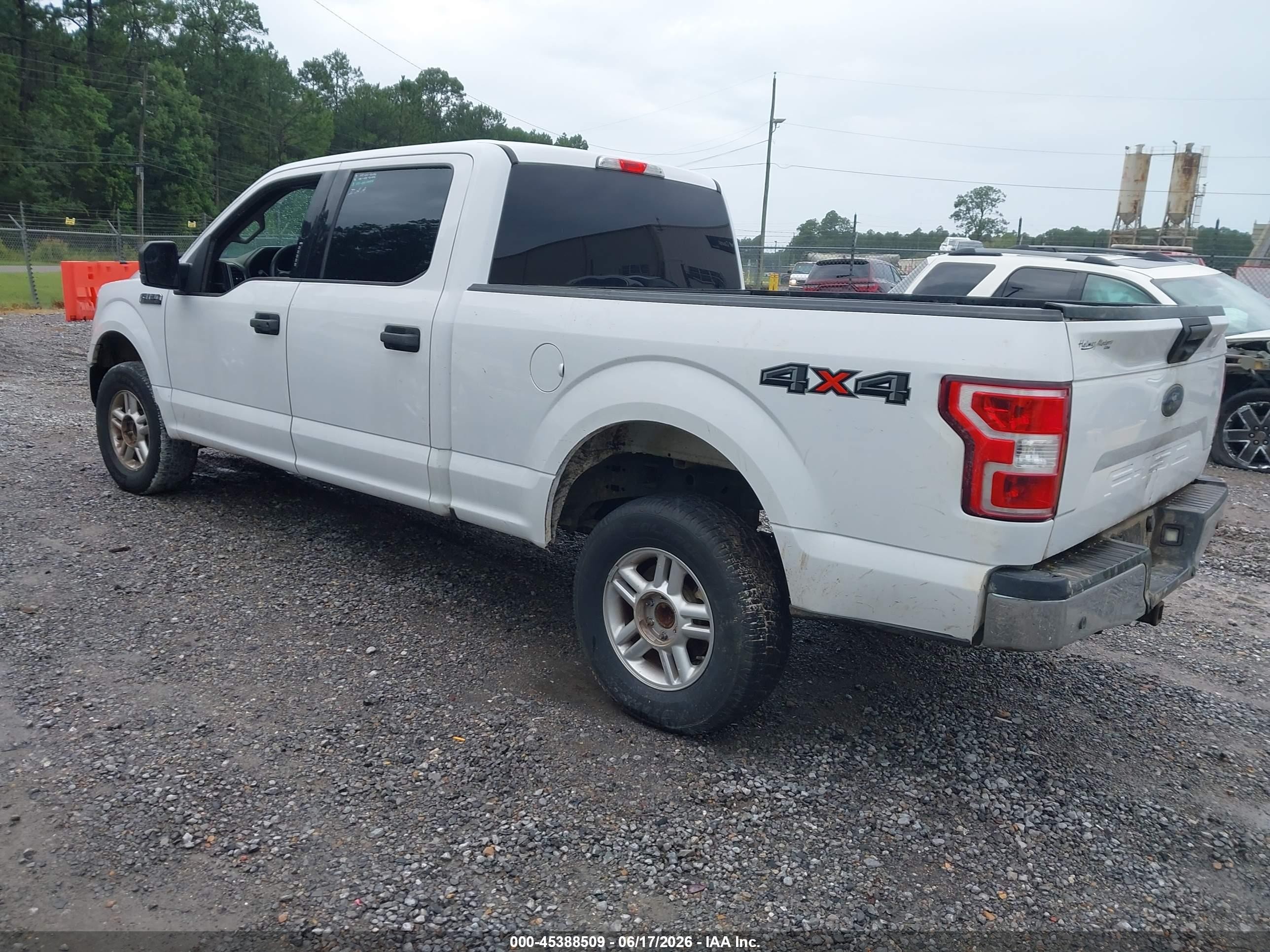 2020 Ford F-150 Xlt White vin: 1FTFW1E56LKD00802