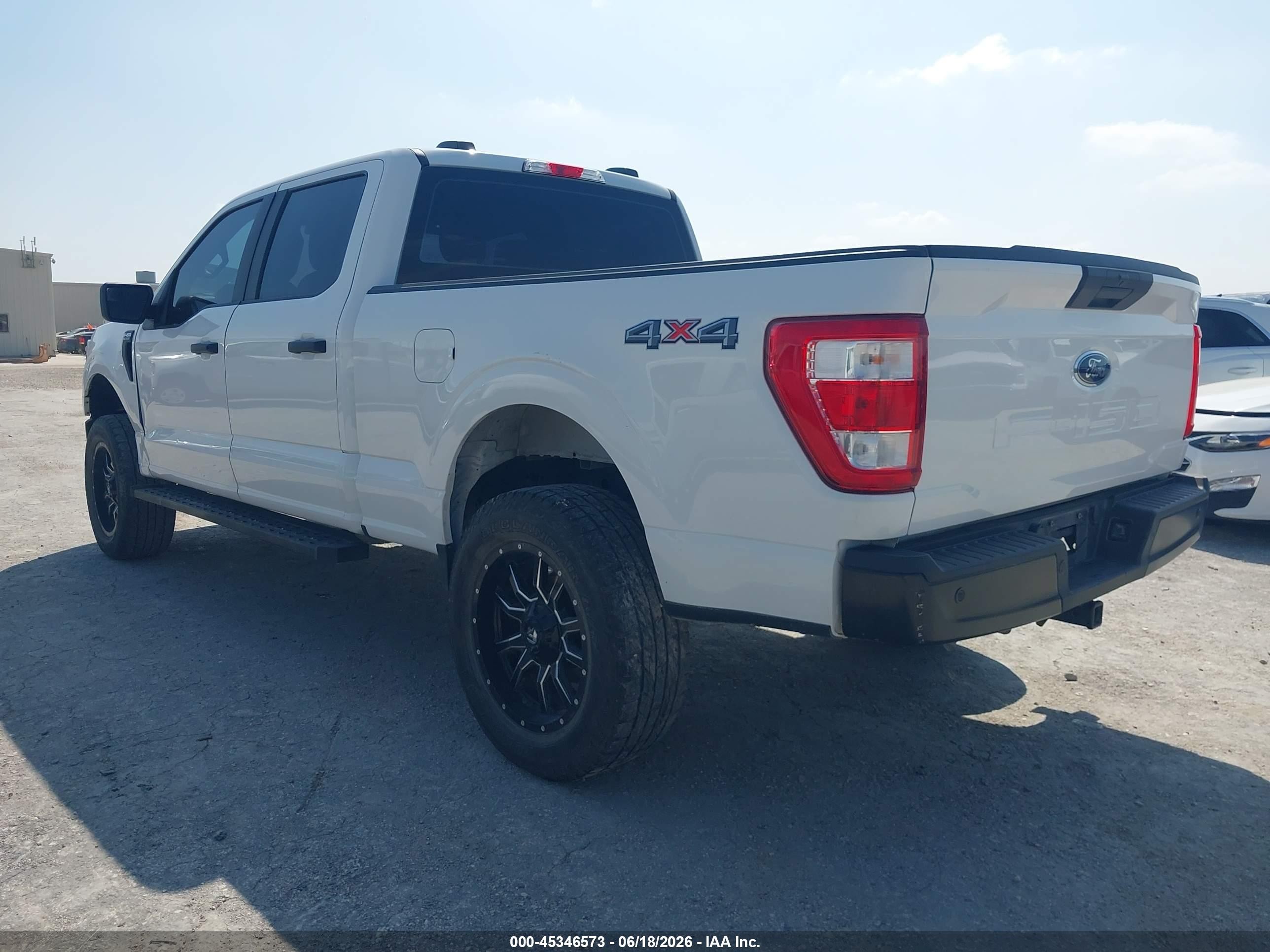 2022 Ford F-150 Xl White vin: 1FTFW1E56NFA28019
