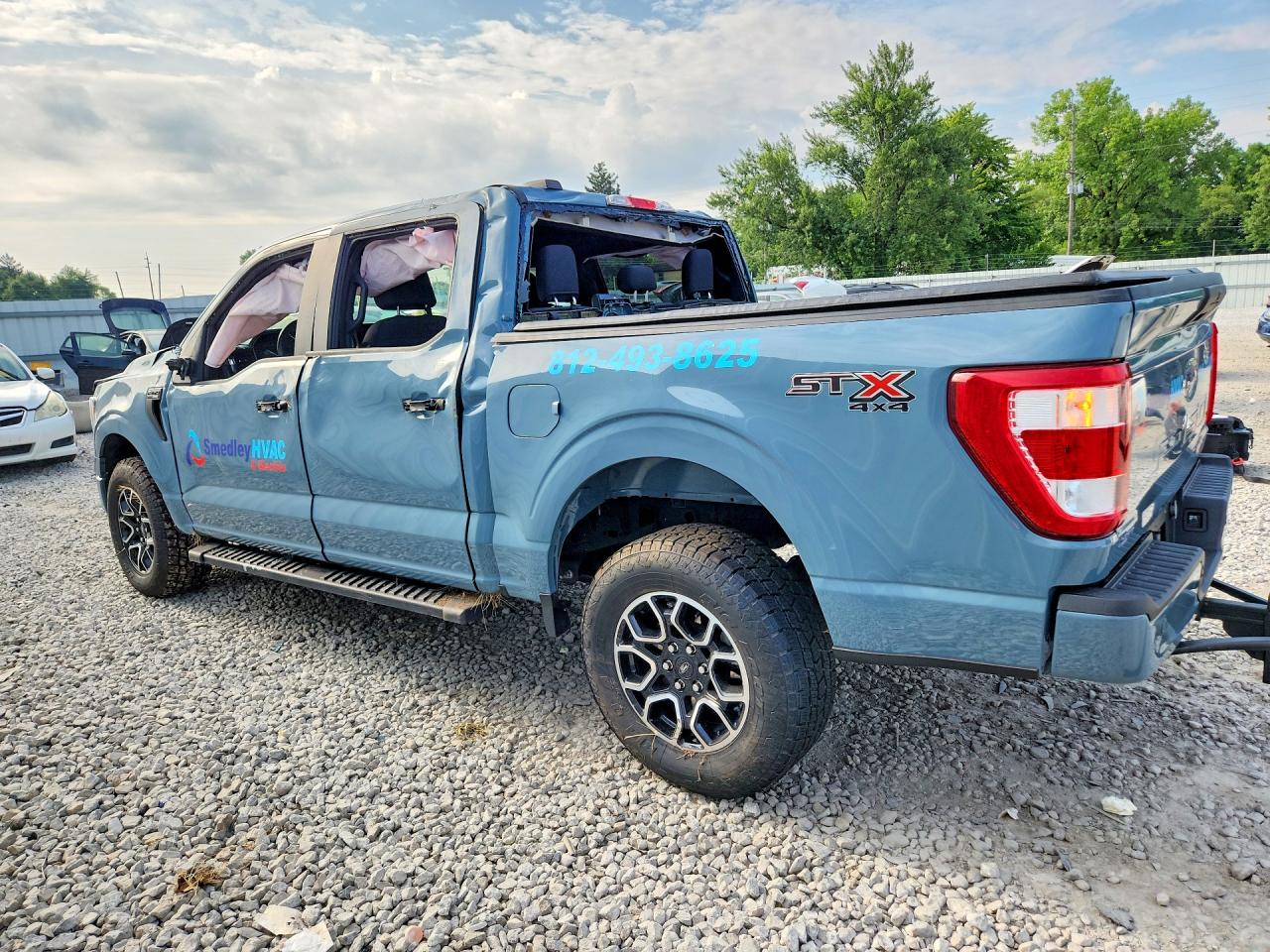 2023 Ford F150 Supercrew Blue vin: 1FTFW1E57PKF32699