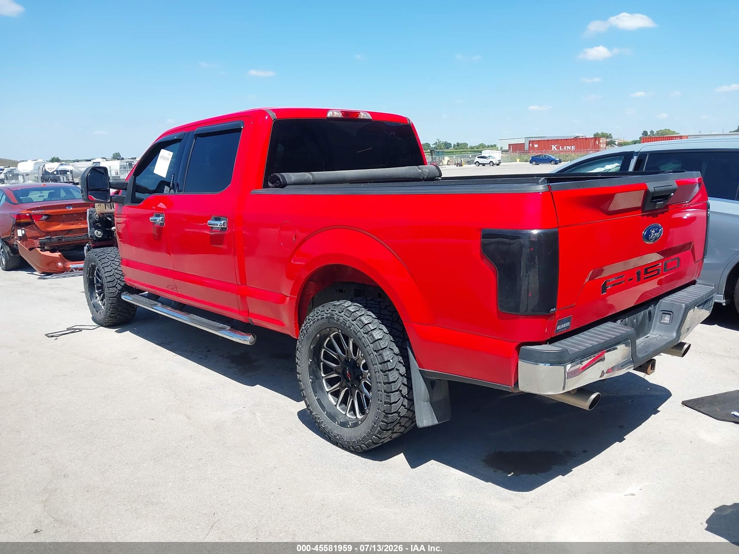 2018 Ford F-150 King Ranch/lariat/platinum/xl/xlt Red vin: 1FTFW1E58JKF07317