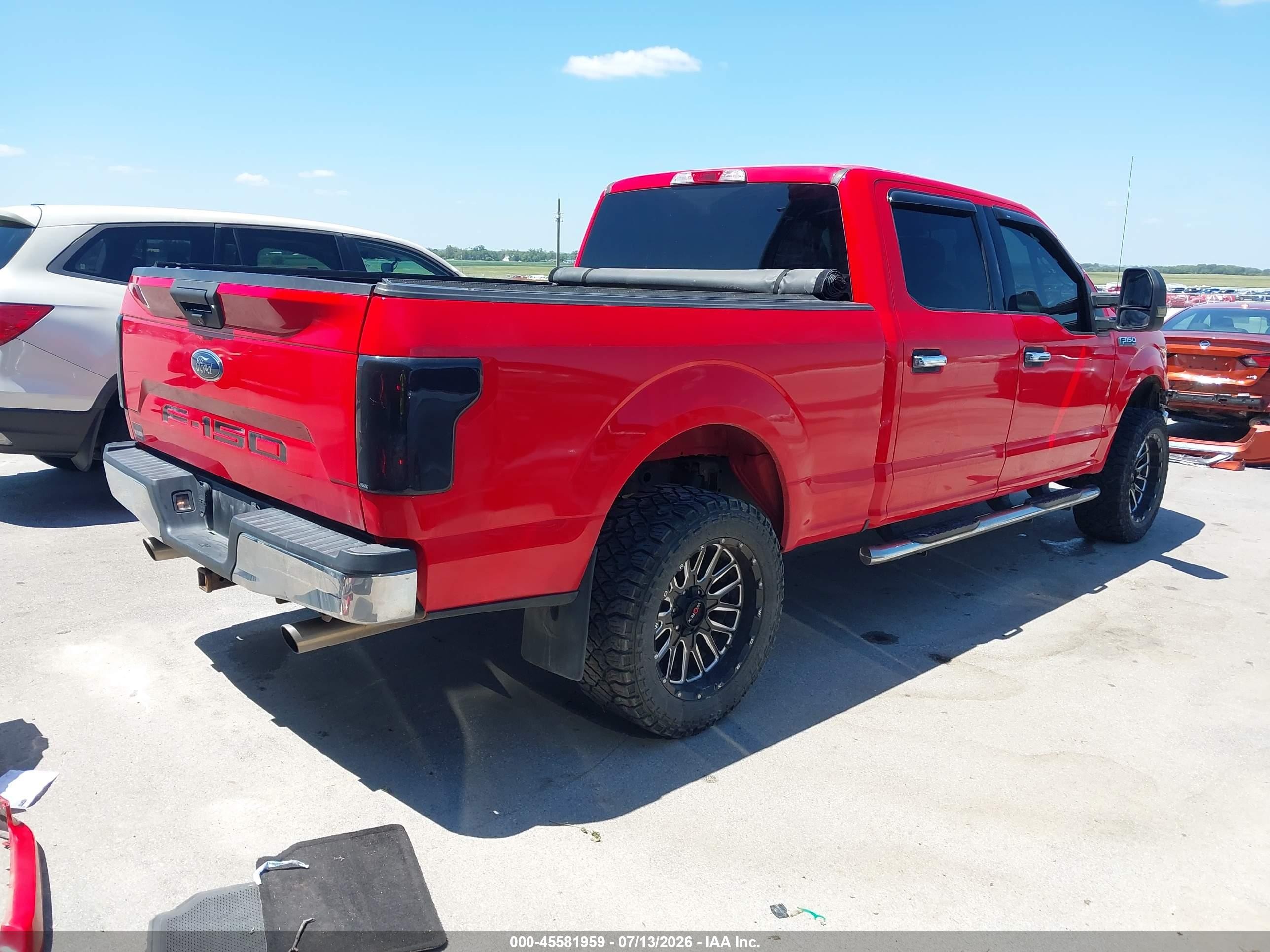 2018 Ford F-150 King Ranch/lariat/platinum/xl/xlt Red vin: 1FTFW1E58JKF07317